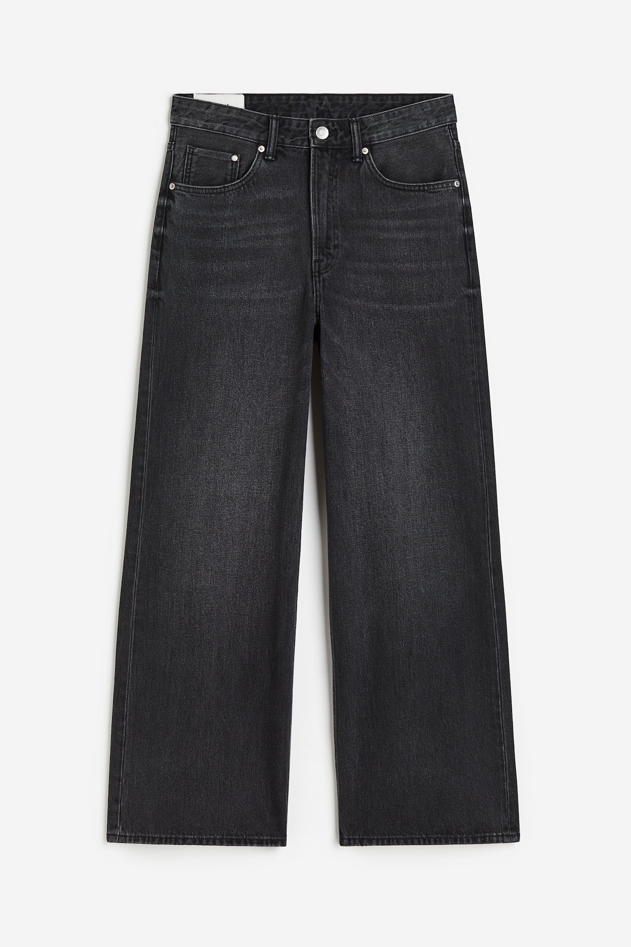 Bootcut Loose Jeans Black Men H&M IN
