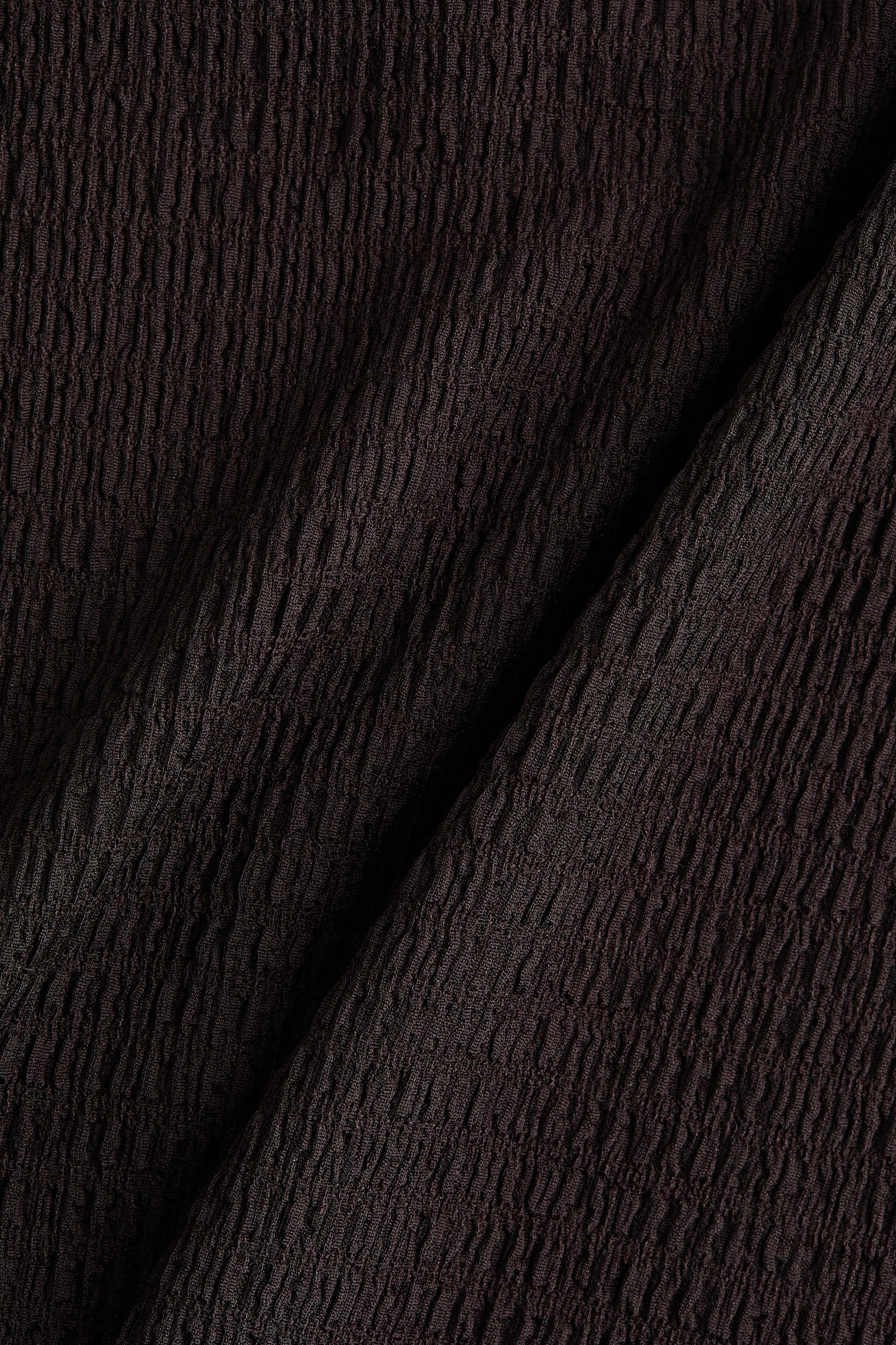 Falda en punto smock - Café oscuro/Blanco/Lunares/Amarillo claro - 2