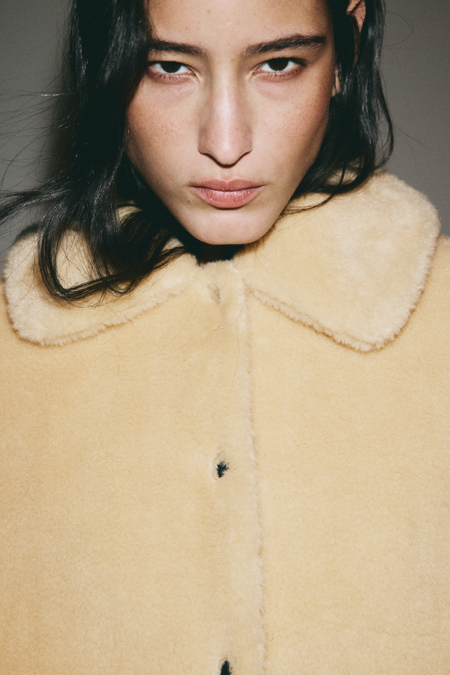 Pile Jacket - Beige - 3