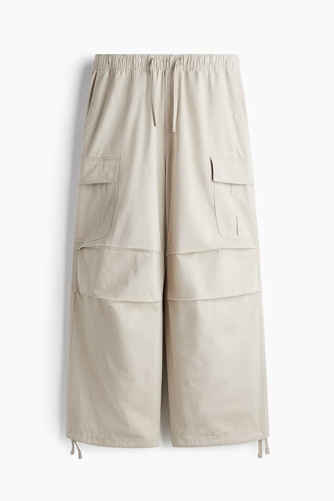 Pantalón cargo Loose Fit - Beige/Negro/Marrón - 1