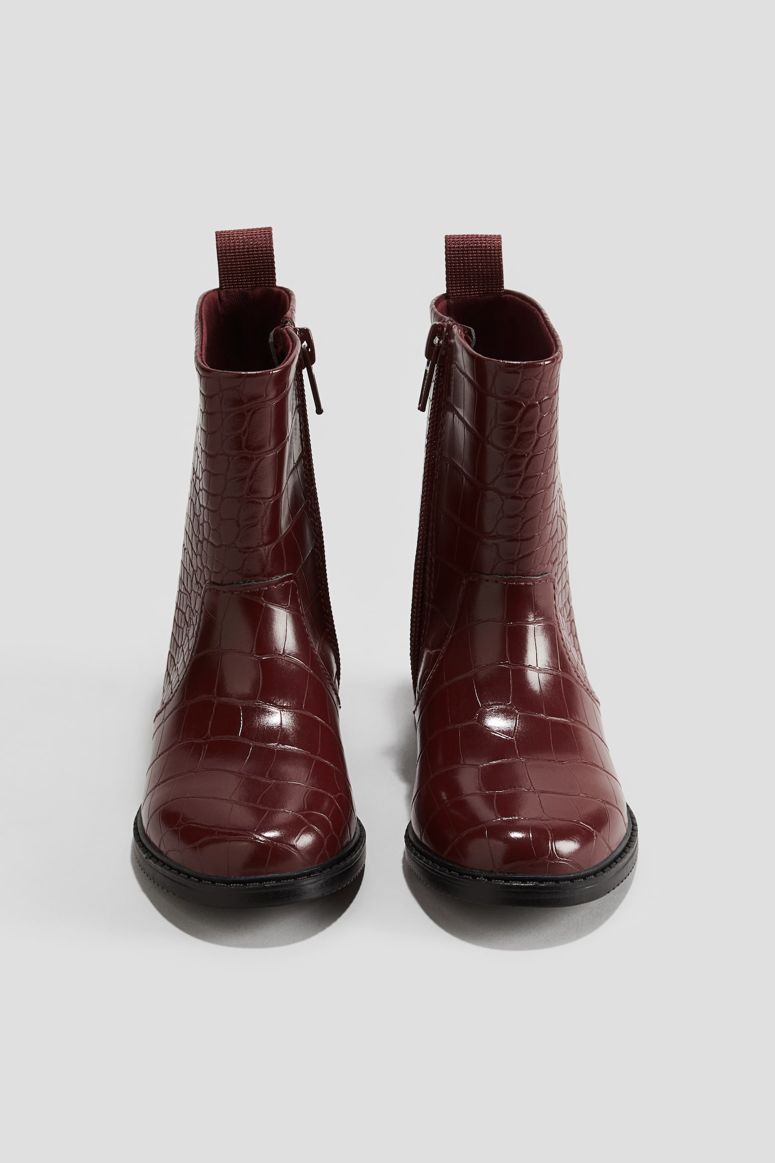 Boots - Dark red/Black - 3