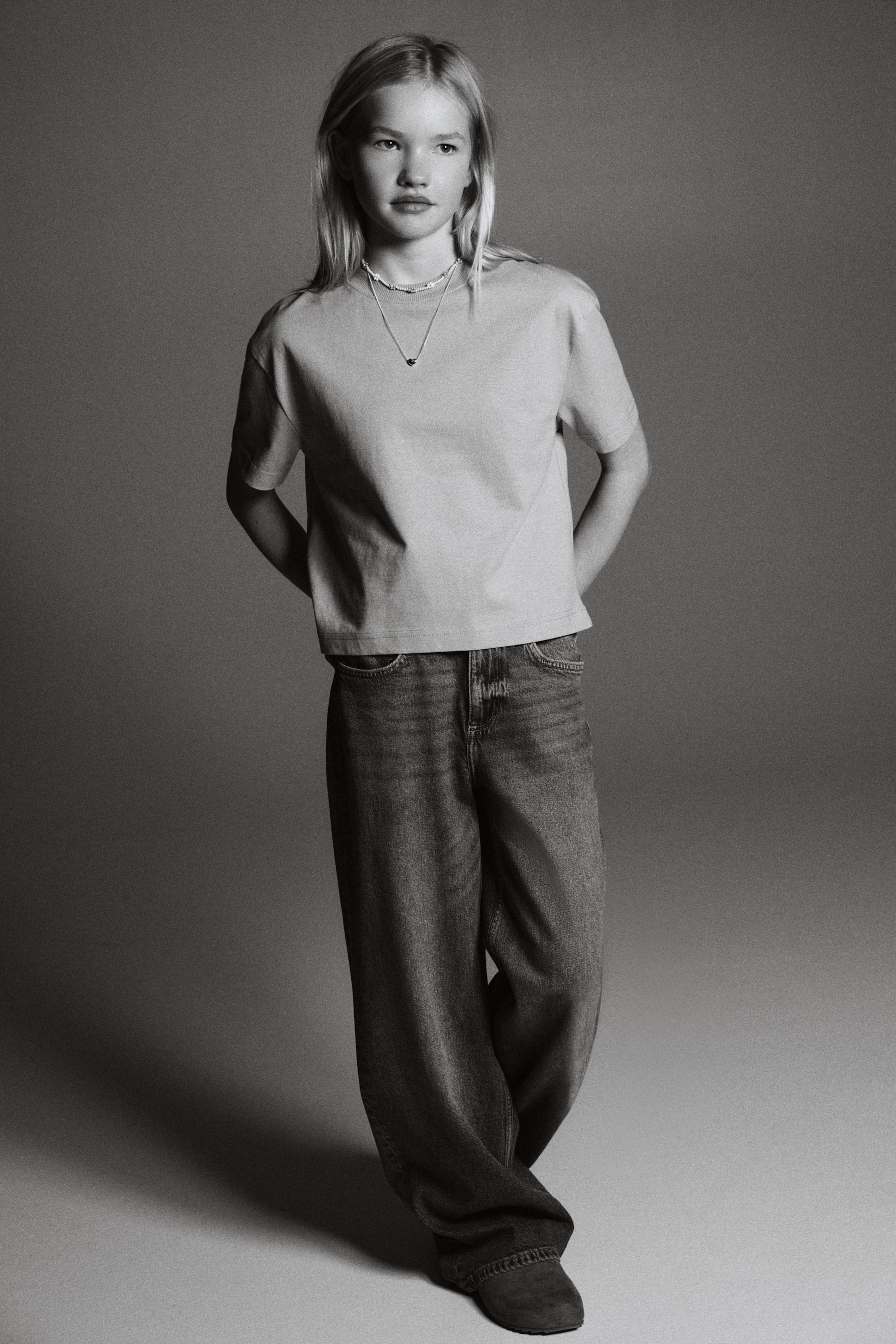 Zobrazit větší obrázek: Wide Leg Jeans - Denim blue - DĚTI | H&M CZ 2