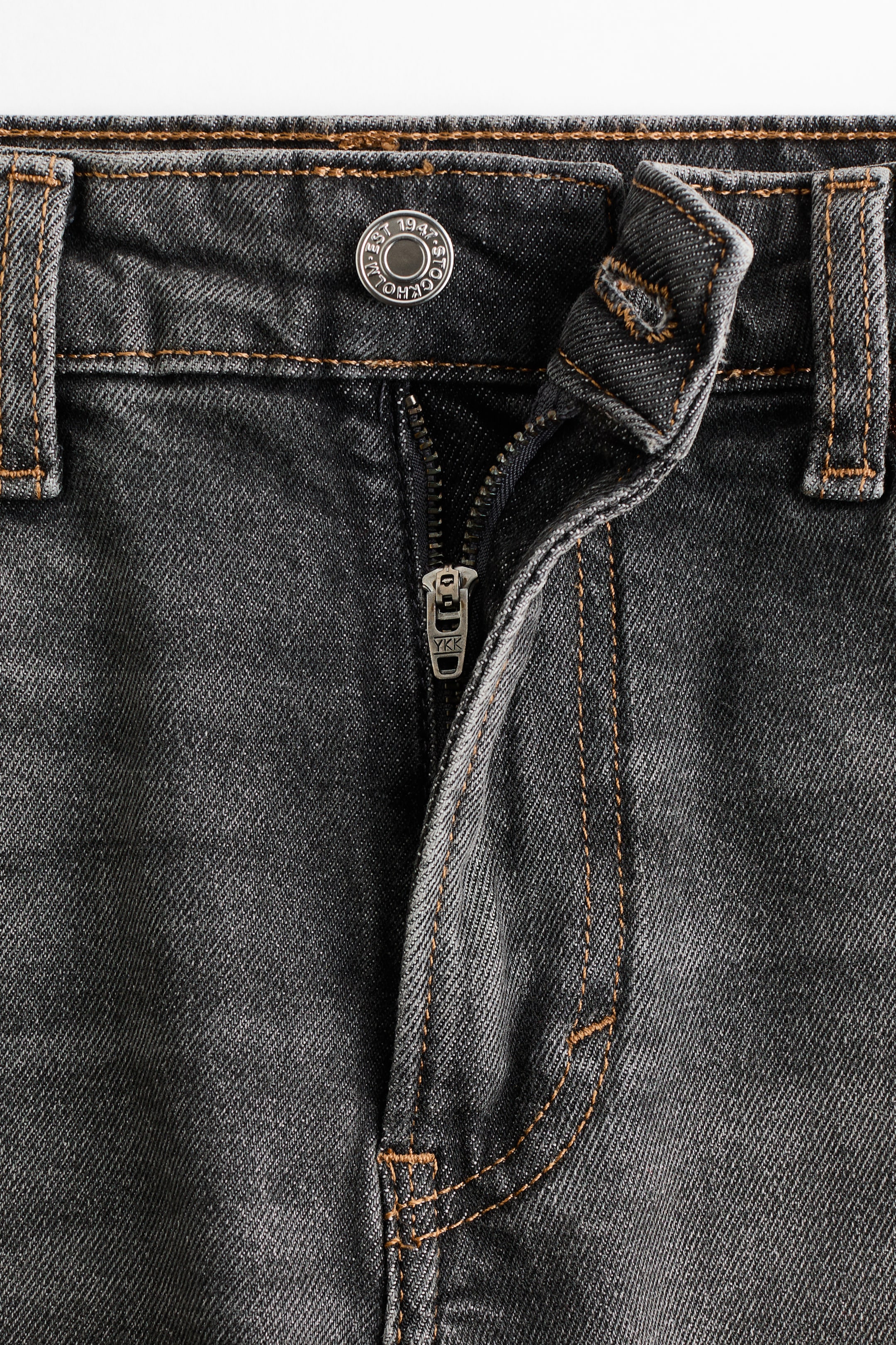 Slim Straight High-Waist Ankle Jeans