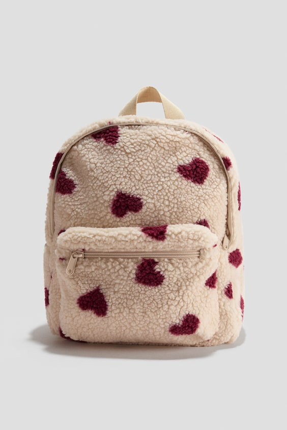 Рюкзак H&M Printed Teddy Fleece