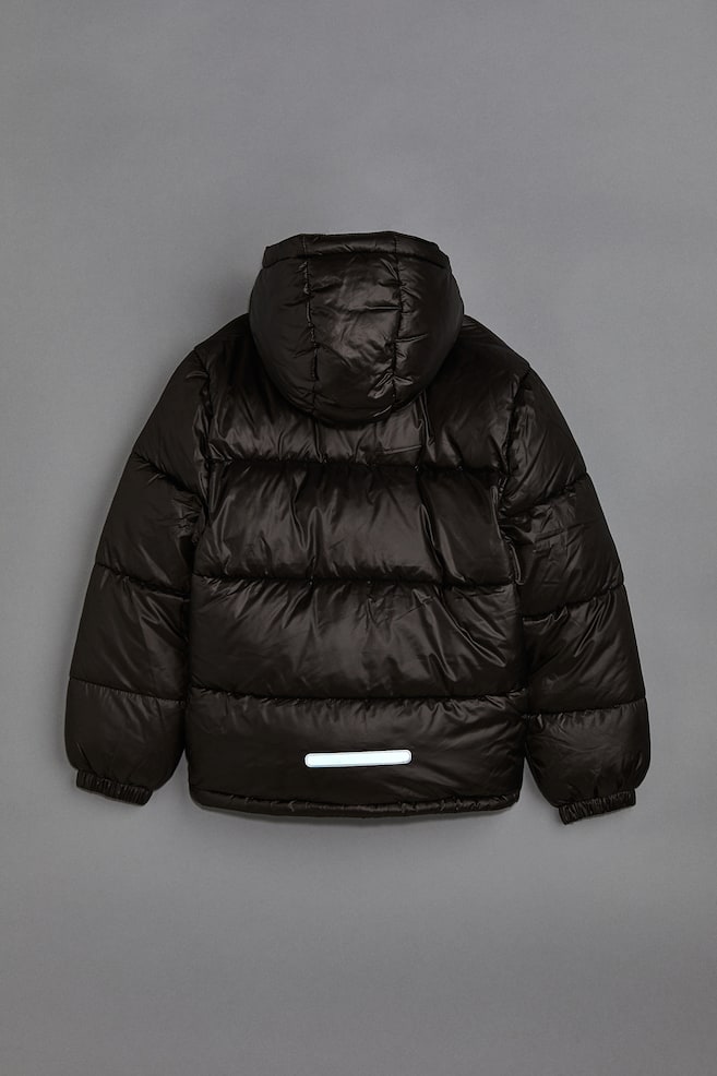 Water-repellent puffer jacket - Black - 5