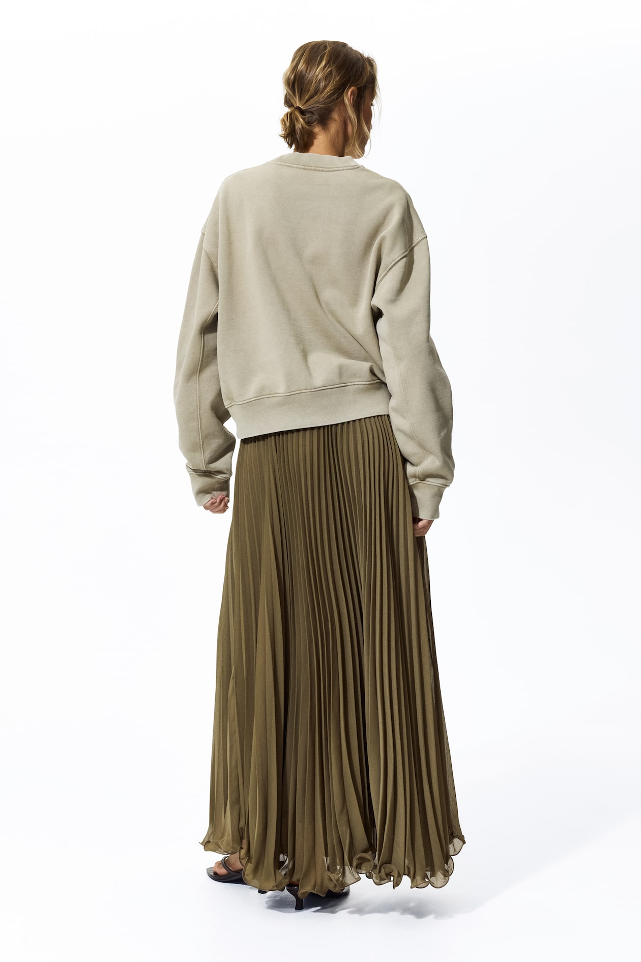 Sheer Pleated Skirt - image 4