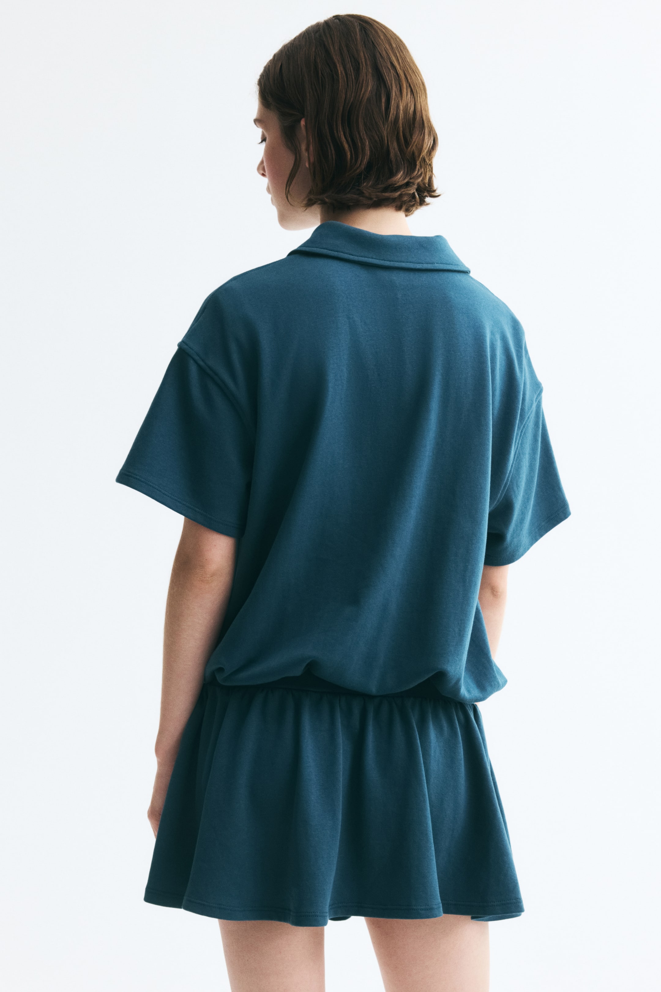 Женские платья H&M Sweatshirt Polo Dress — фото 4