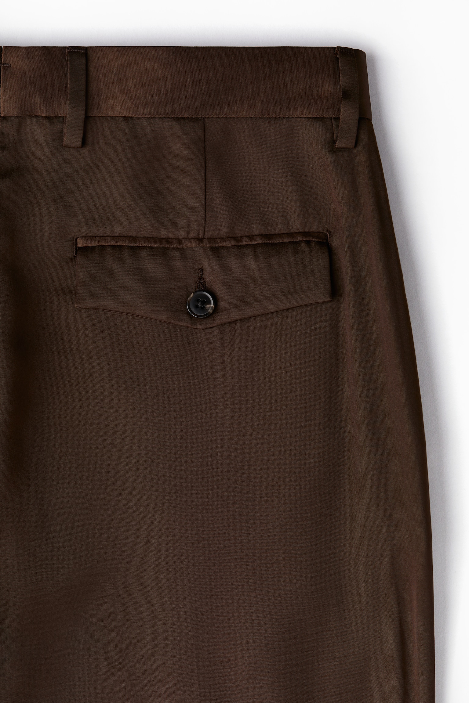 Regular Fit Trousers - Dark brown - 4