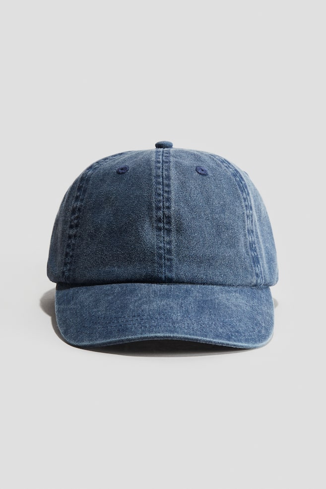 Cotton cap - Denim blue - 1