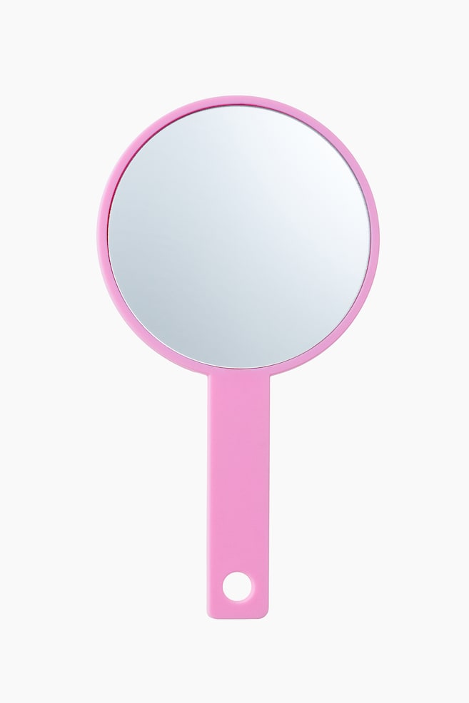 Round hand mirror - Pink/Heart - 2