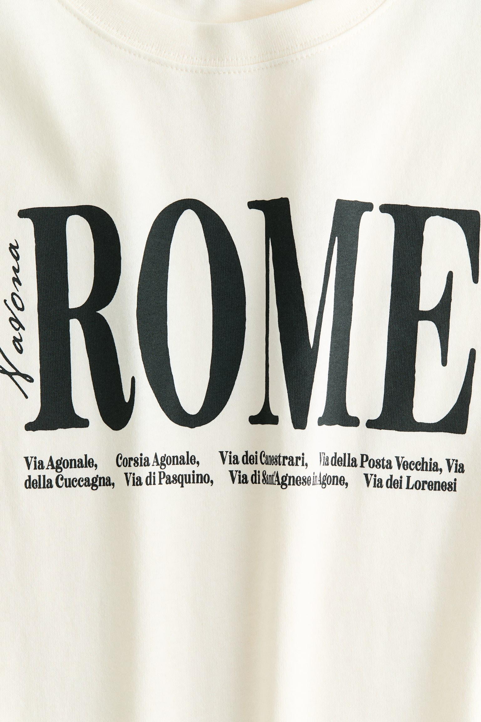 Printed T-shirt - Cream/Rome/Red/Athletic/Navy blue/Italian Riviera/Light beige/Clementines/White/Olives/Black/Italia/Light blue/Ragazza - 5