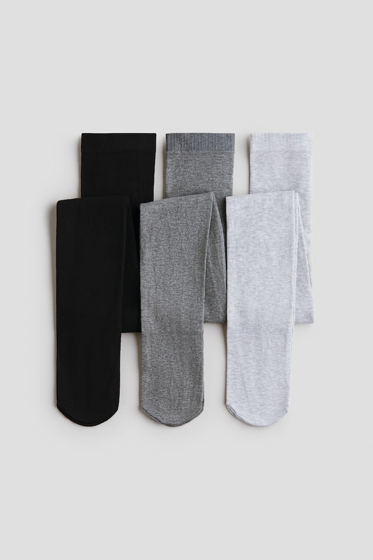 3-pack fine-knit tights