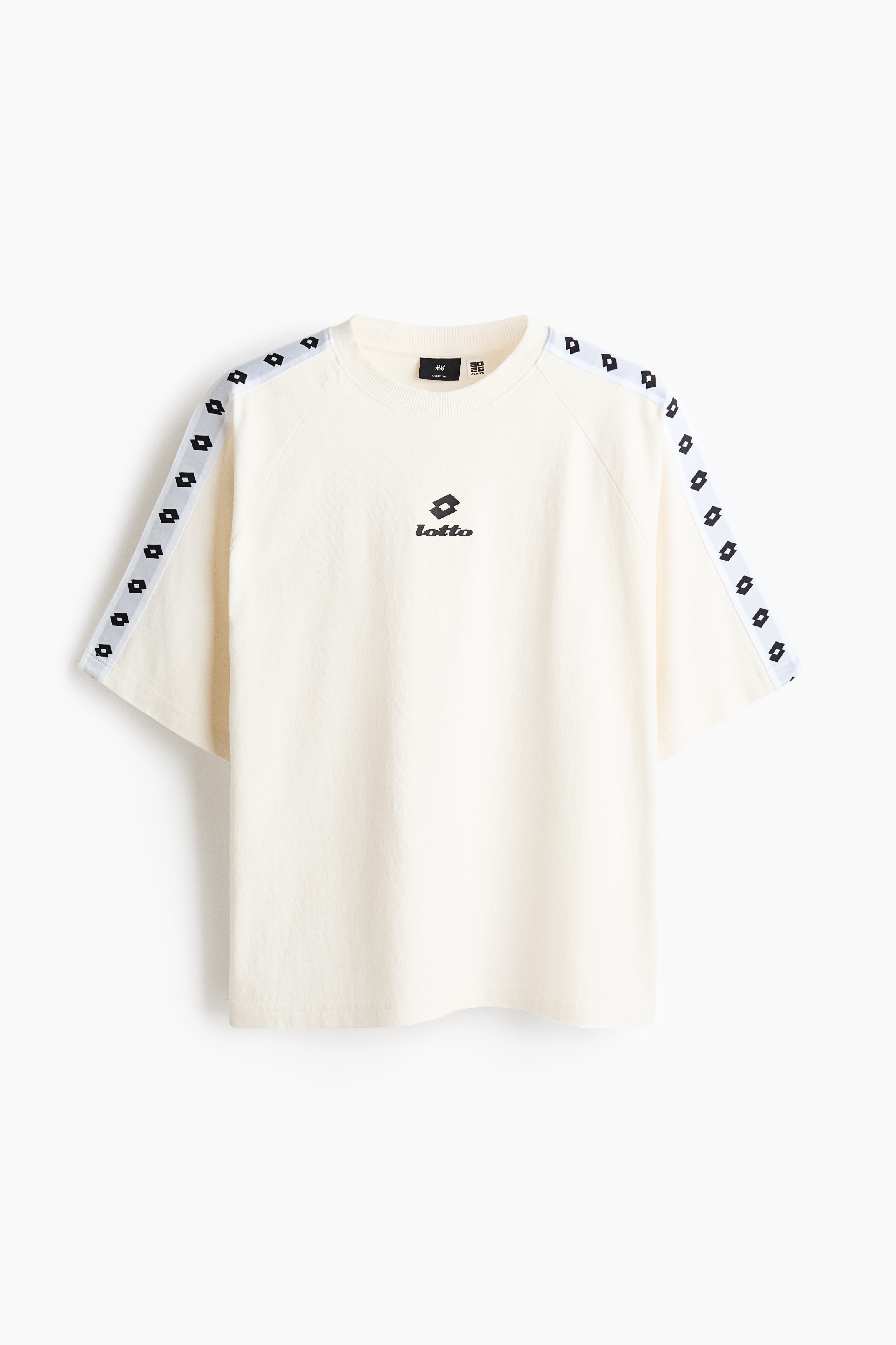 Oversized Cotton T-Shirt - White/Lotto/Light blue/Lotto/Black/Lotto