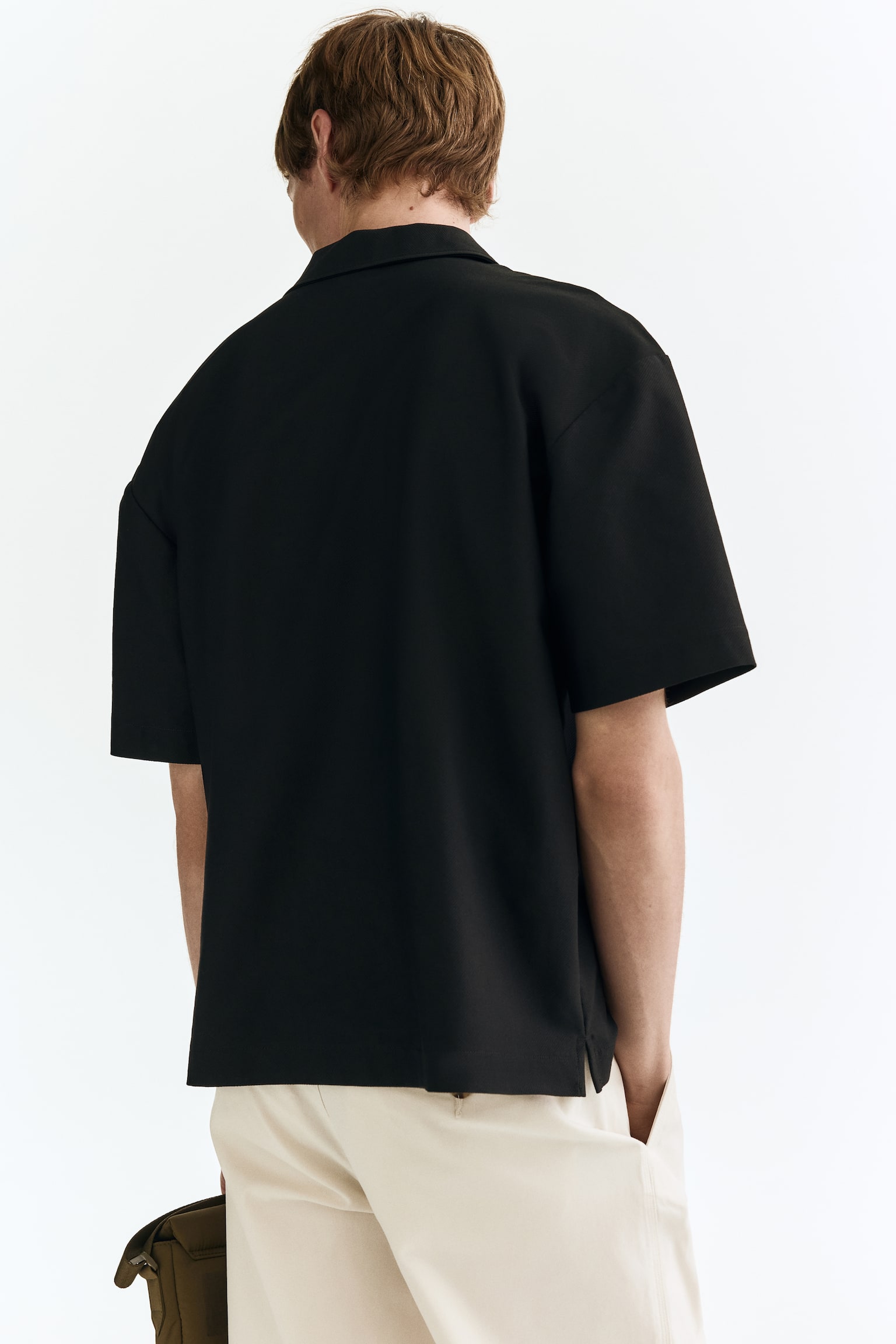 Loose Fit Polo shirt - Black/Dark brown/Beige/White/Pink/Black - 6