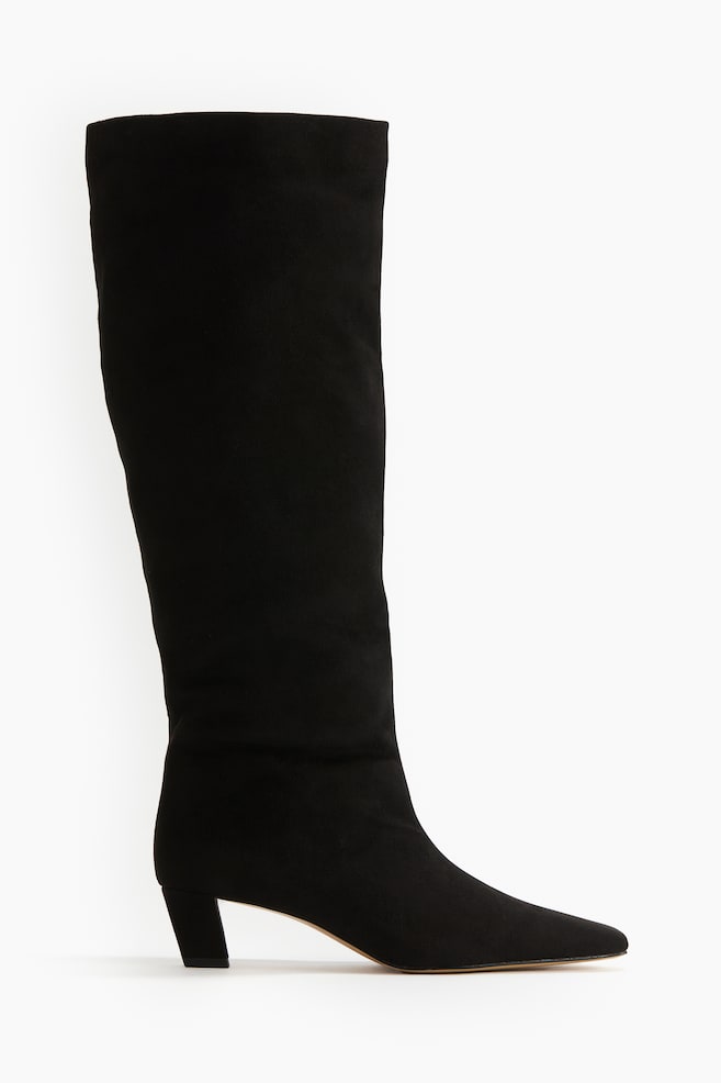 Bottes de hauteur genou - Noir - 1