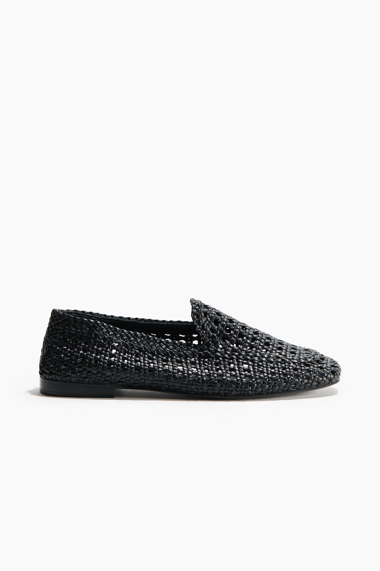 Interwoven leather loafers - image 2