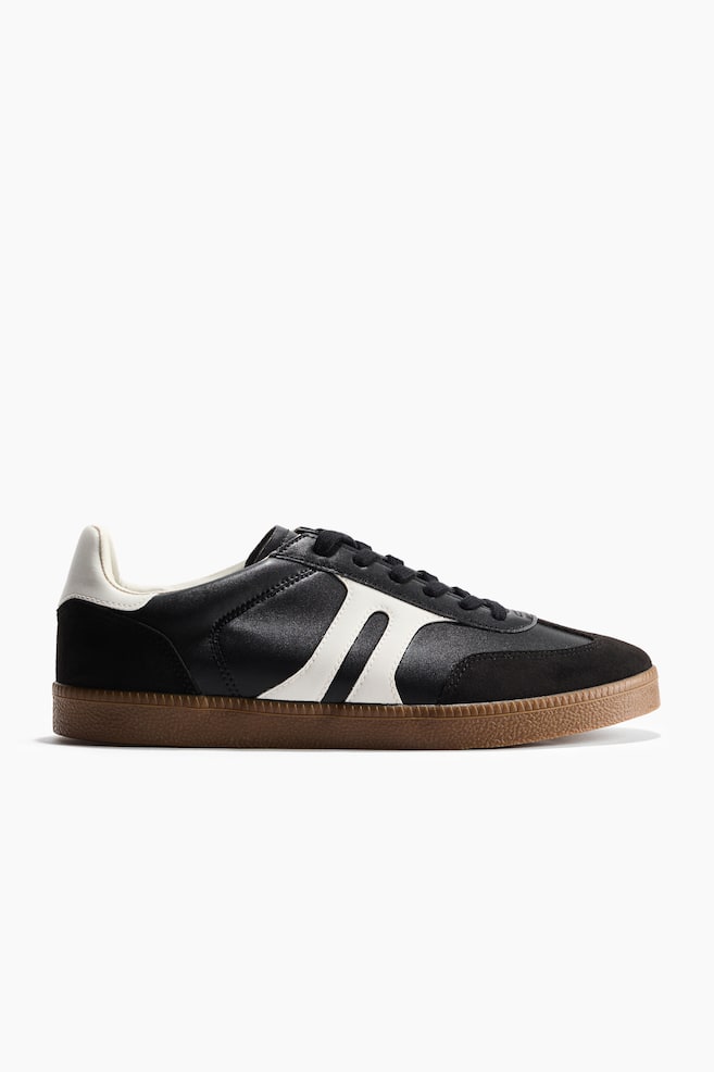 Sneakers - Black/White/Burgundy - 1