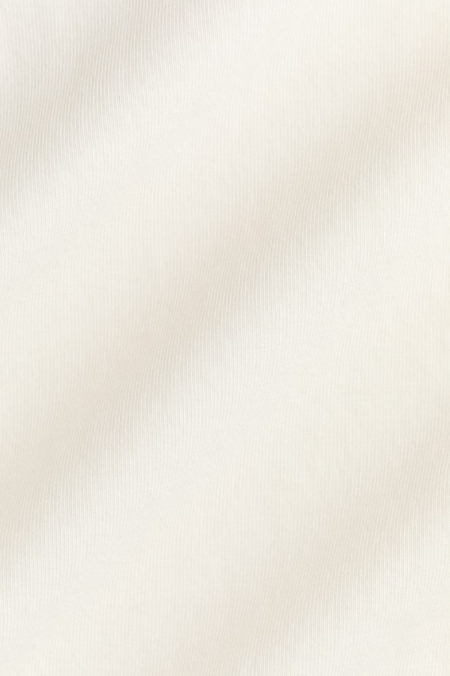 Maglia in cotone a maniche lunghe - Crema/Nero/Viola polvere/Marrone ruggine/Beige polvere chiaro - 4