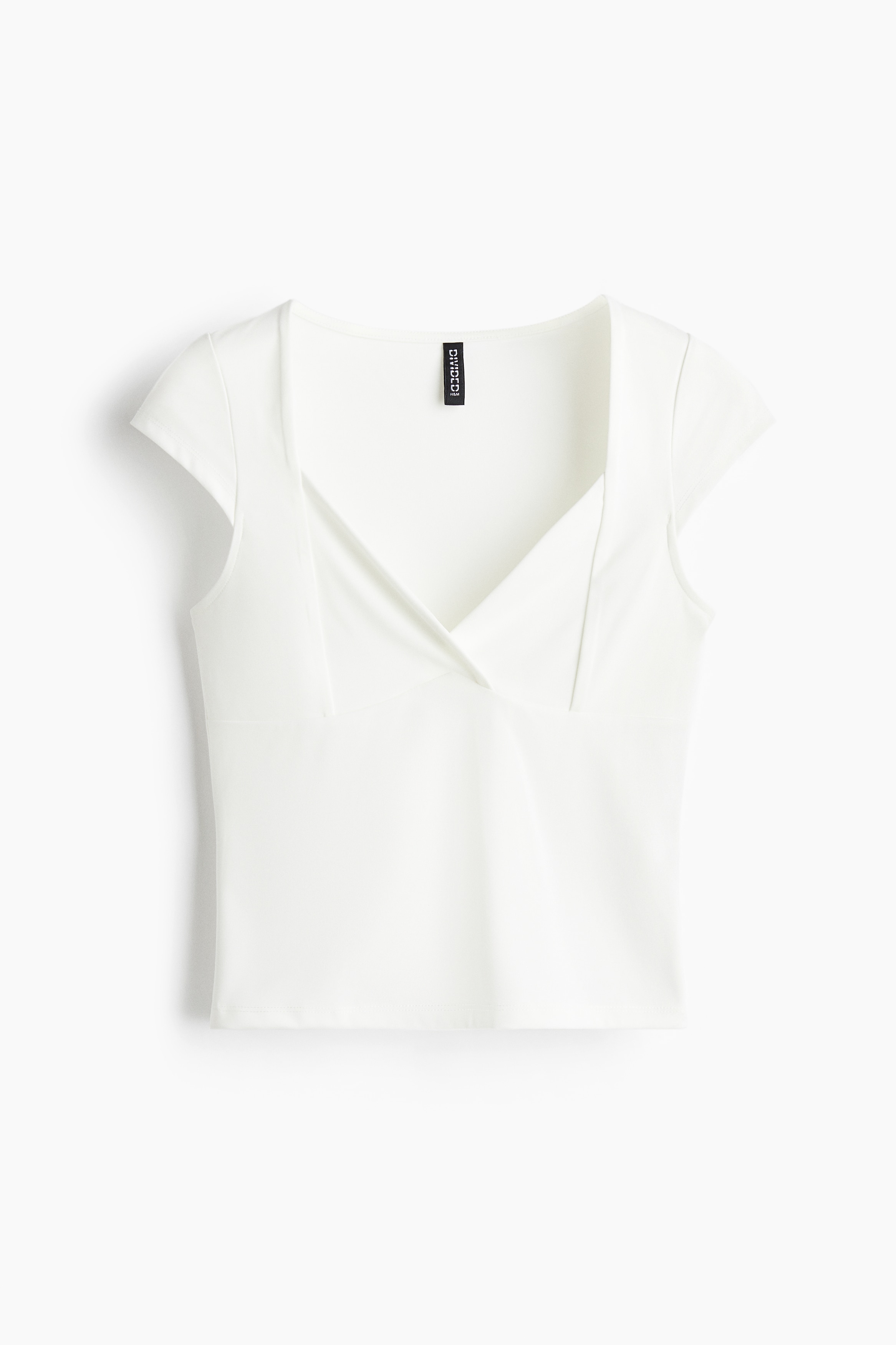 Áo tay hến - Màu trắng/Màu đen