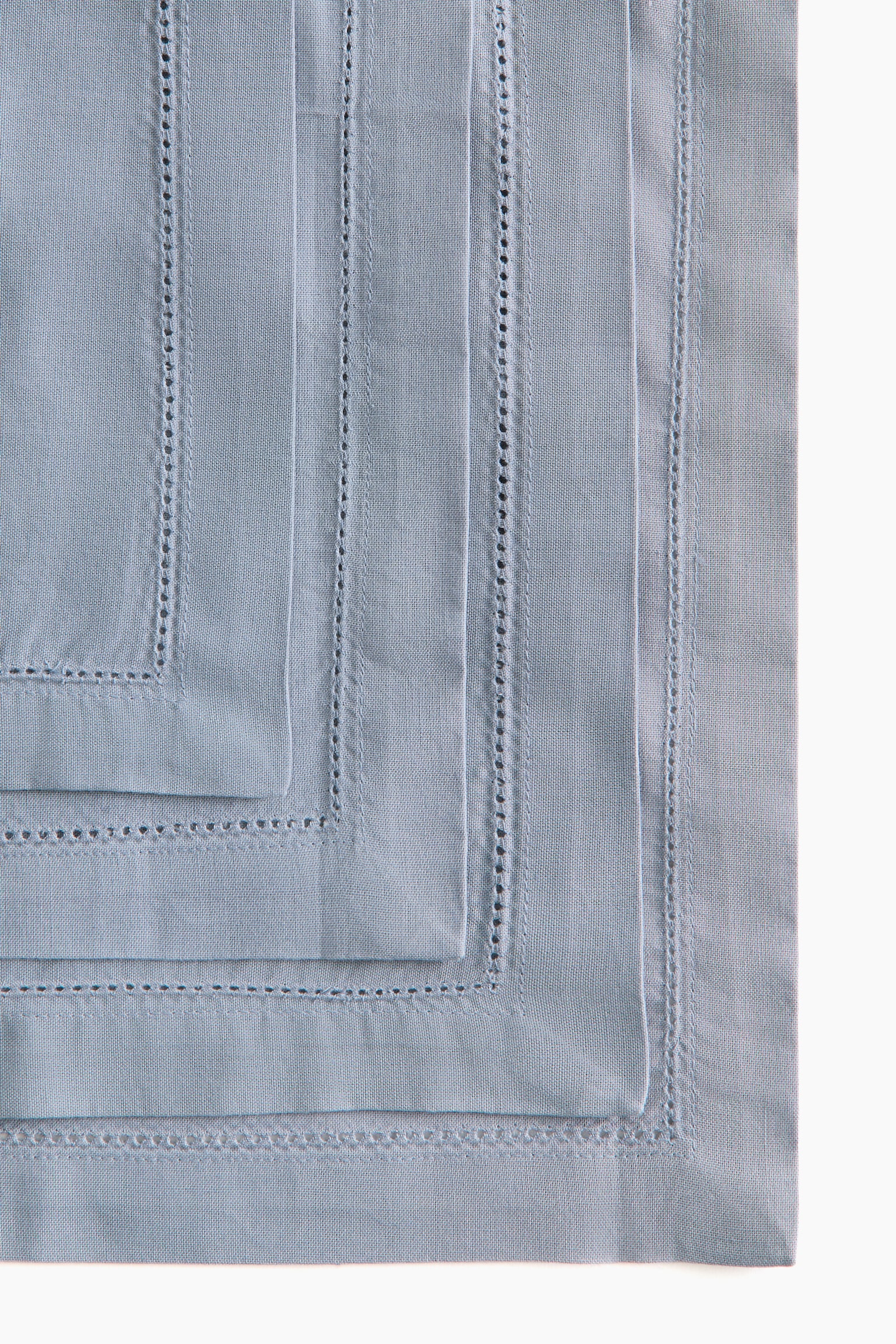 4-pack cotton napkins - Dusty blue/Light beige - 5