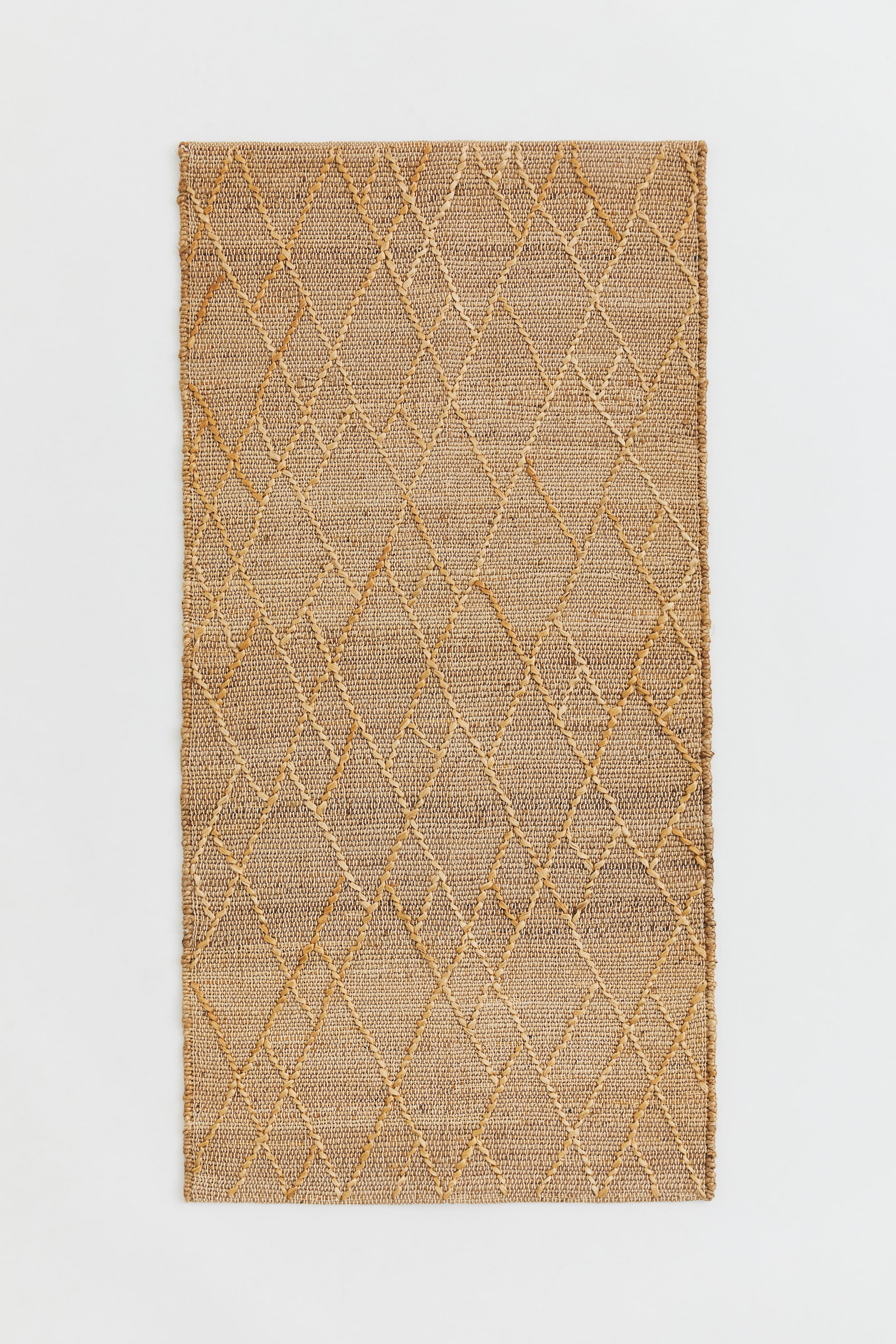 Juteblend rug Beige Home All H&M GB