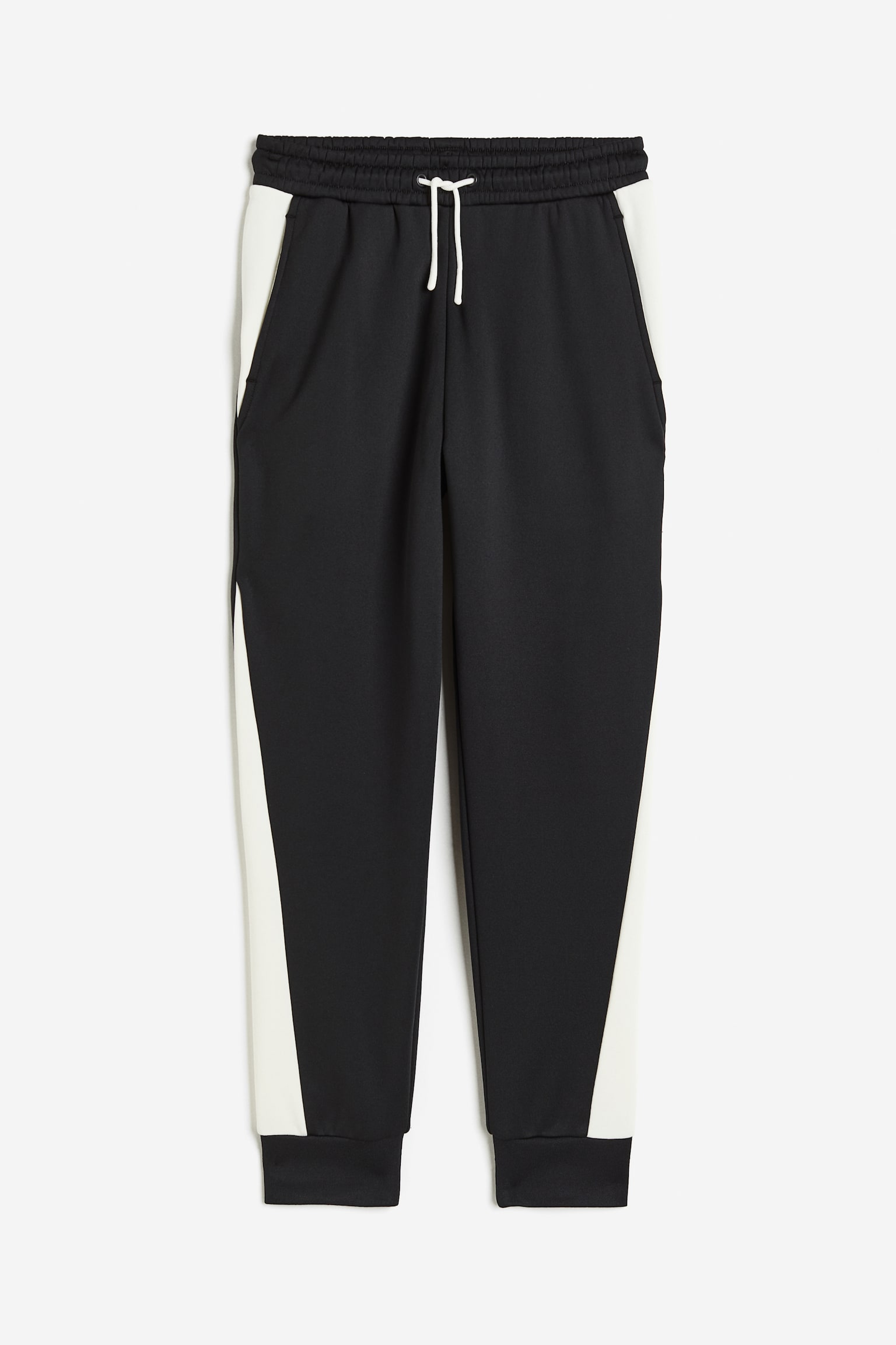 Warm Activewear Joggers - Black/Block colour - 1