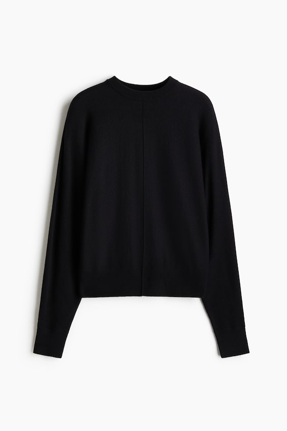 Женский свитер H&M Knit, цвет: Чёрный