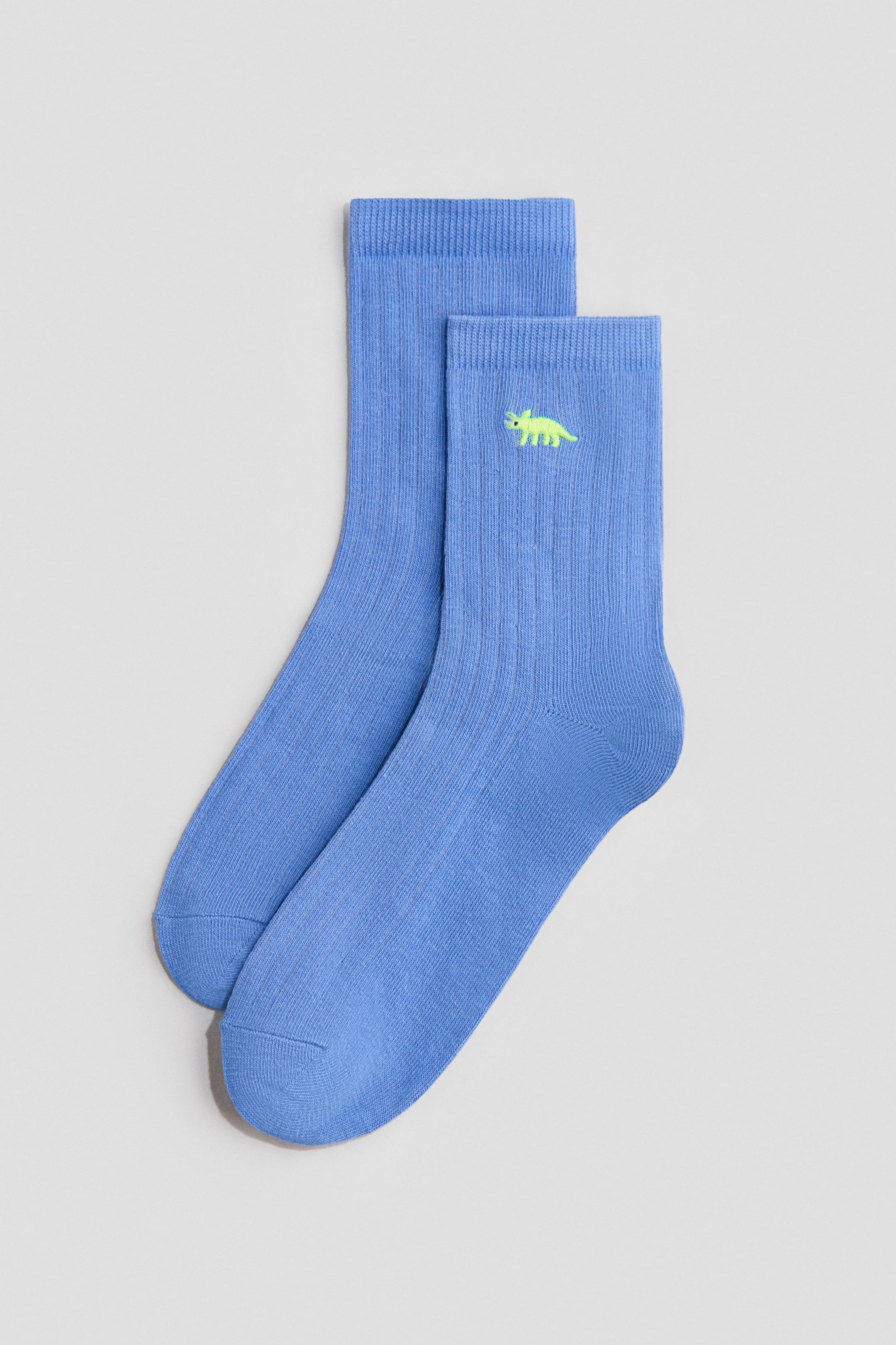 Lot de 3 paires chaussettes en tricot côtelé