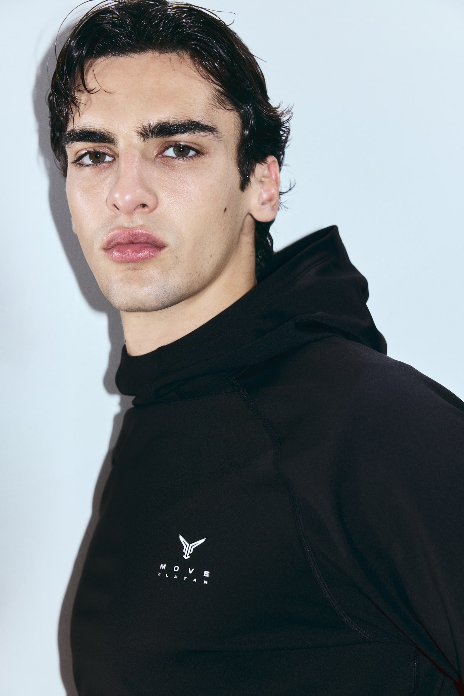 Warming sports hoodie with ThermoMove™ - Black/Move Zlatan/Cream/Move Zlatan - 9