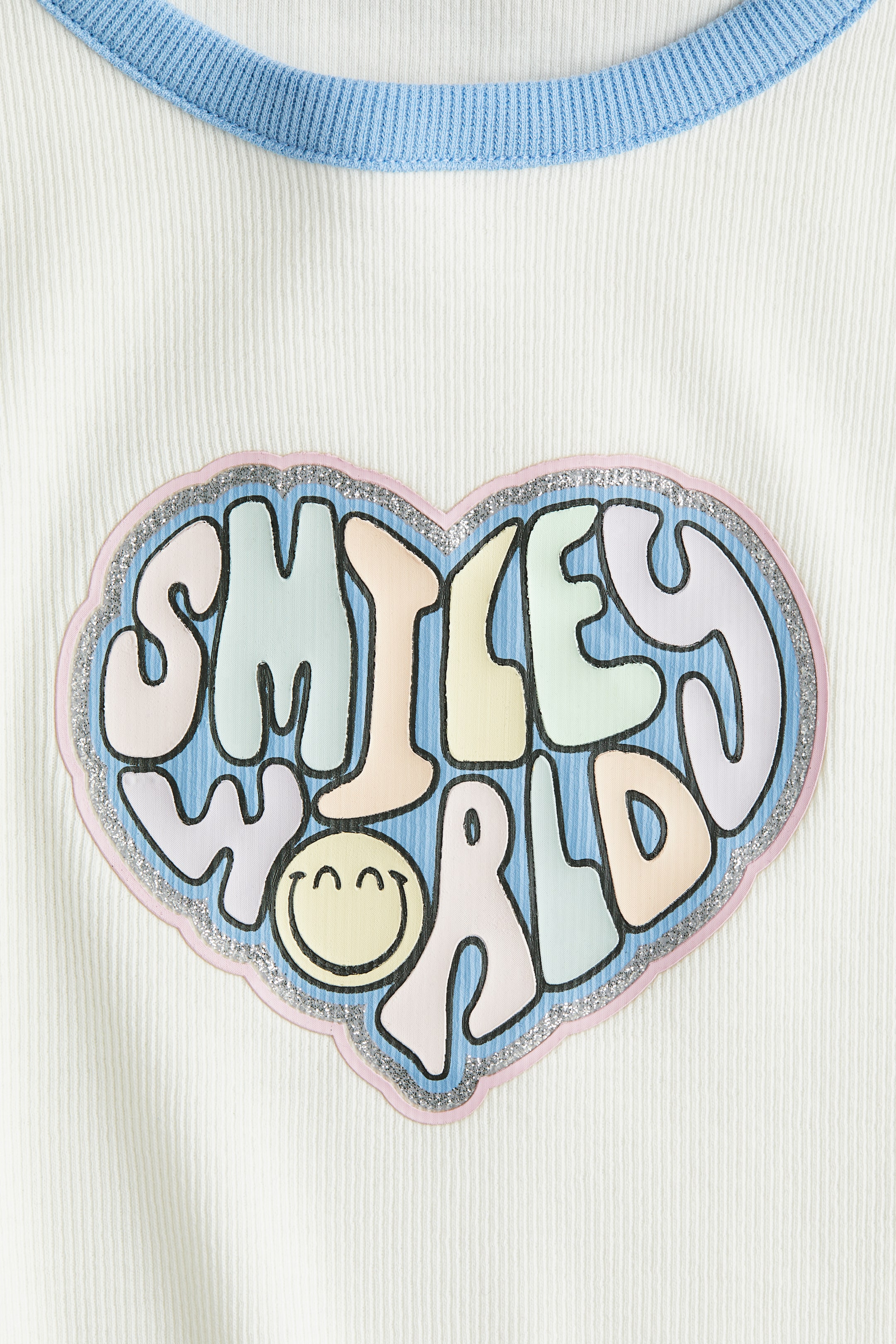 Printed jersey top - White/SmileyWorld® - Kids | H&M GB 5