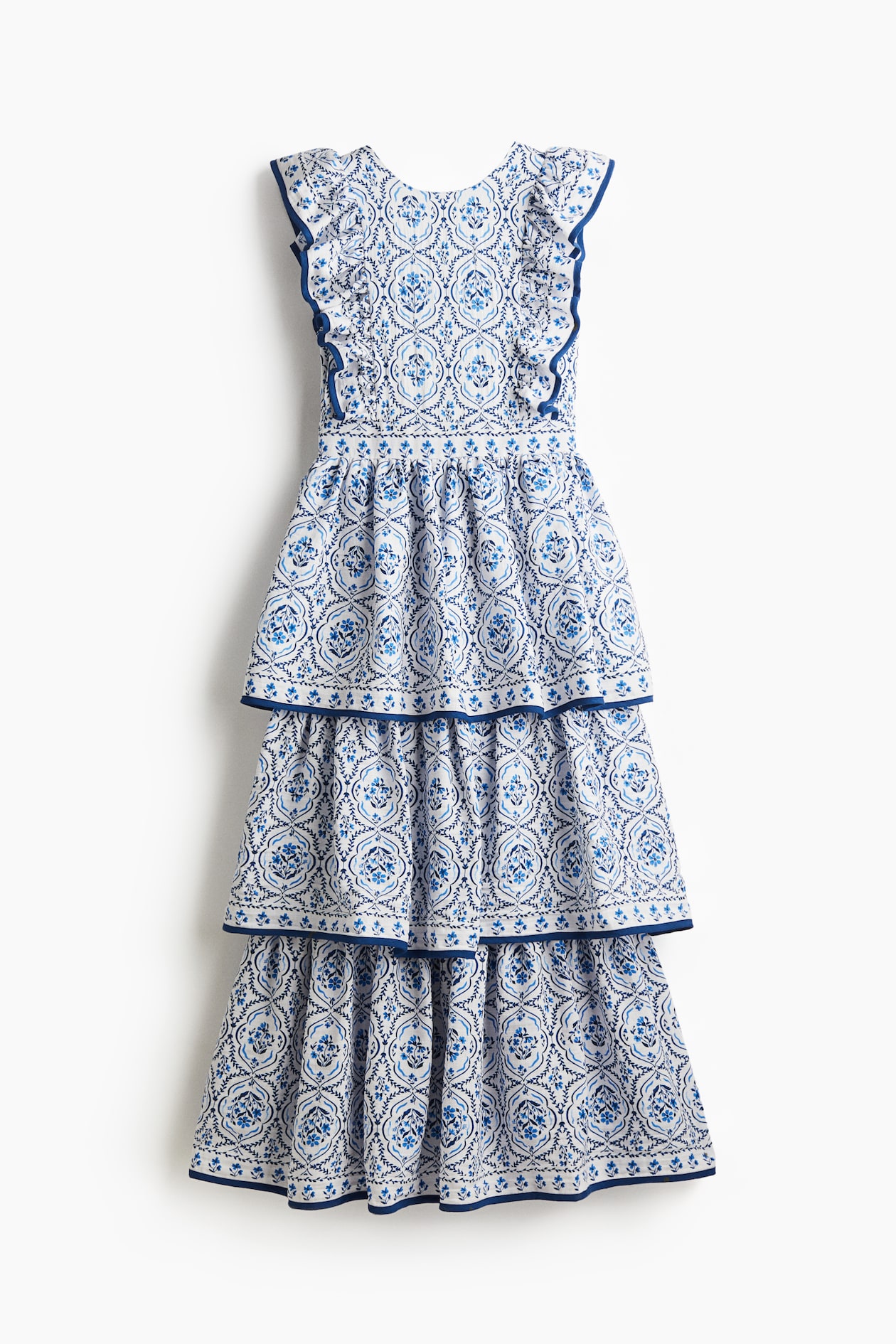 white dress with blue embroidery Embroidered and Dress- In Loom Embroidered – Juliana's Size:30 A.ScaleAds Strapless Black Wedding Dresses