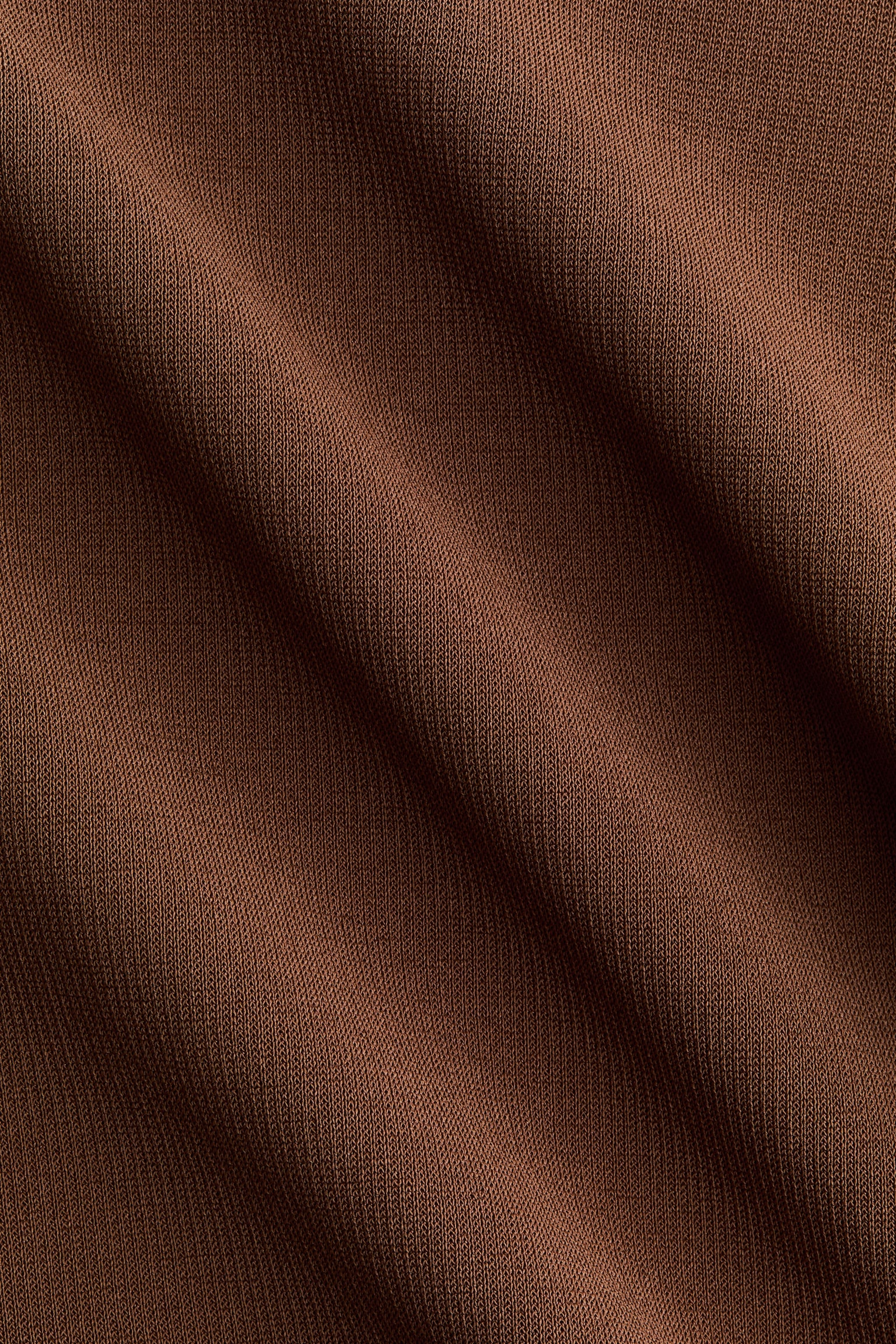 不對稱上衣 - 咖啡色/黑色 - 4