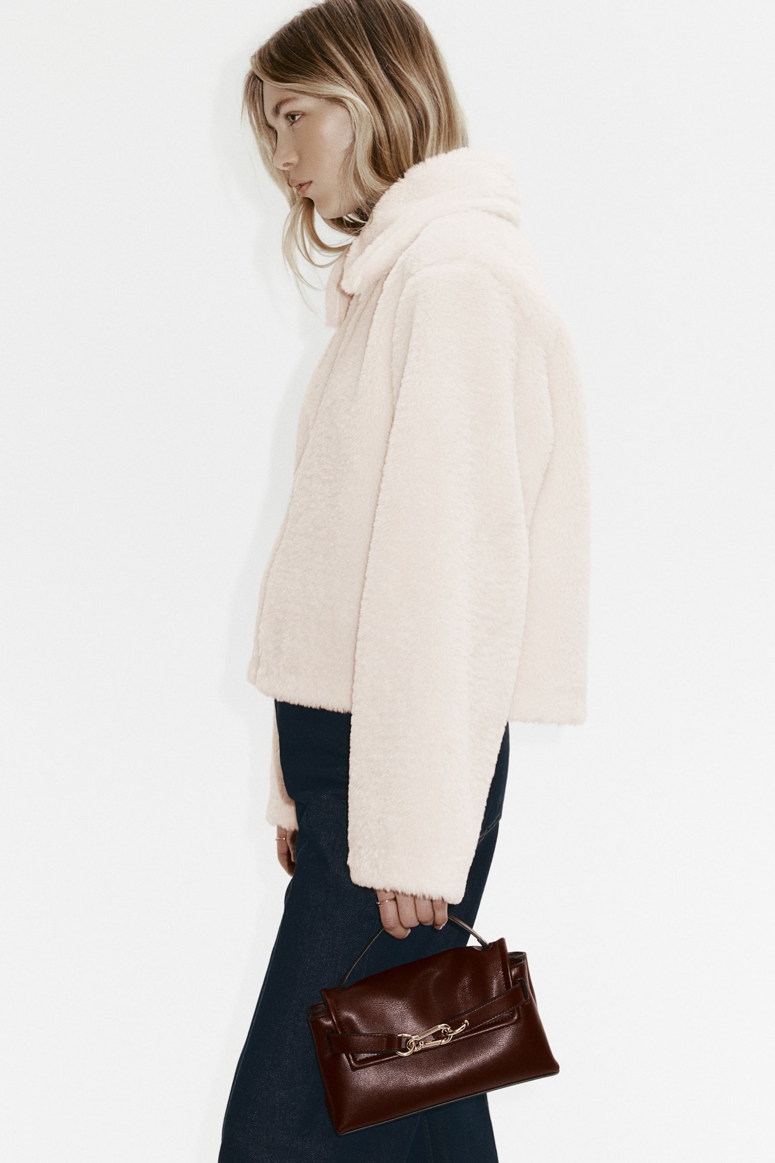 Pile jacket - Light beige - 3