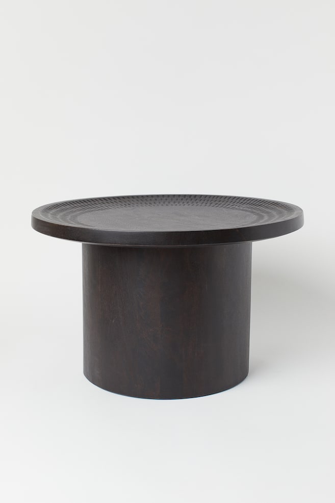 Mango wood coffee table - Dark brown - 1