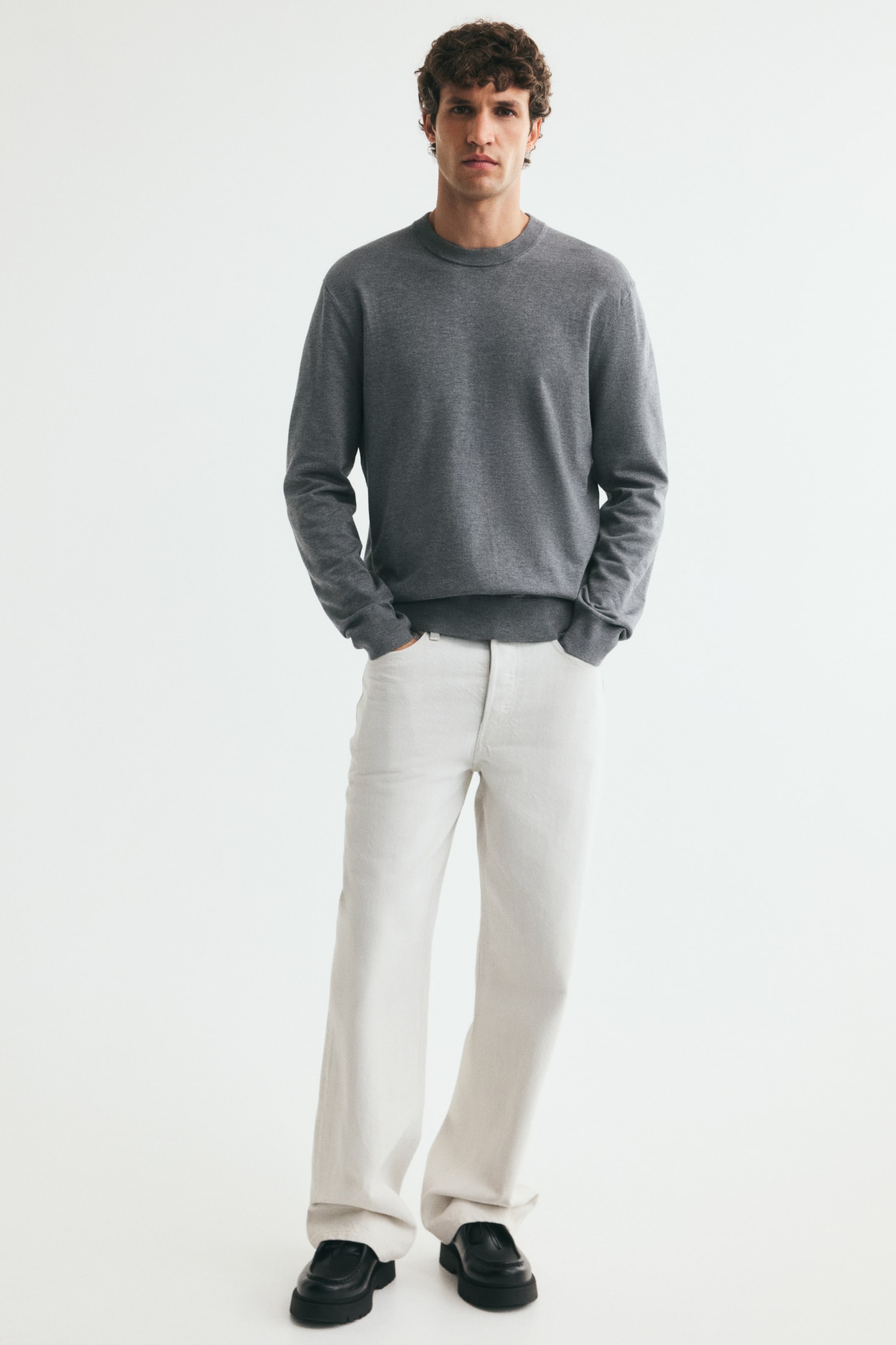 Chandail classique en fin tricot