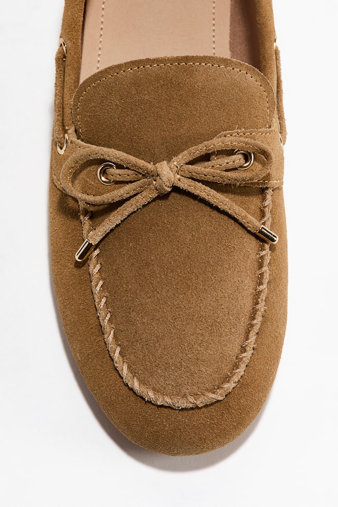 Chaussures de pont - Beige foncé/Blanc/imprimé peau de vache/Bleu marine/Crème - 1
