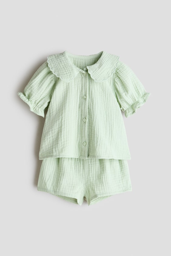 Детские топы H&M 2-Piece Cotton Muslin Set
