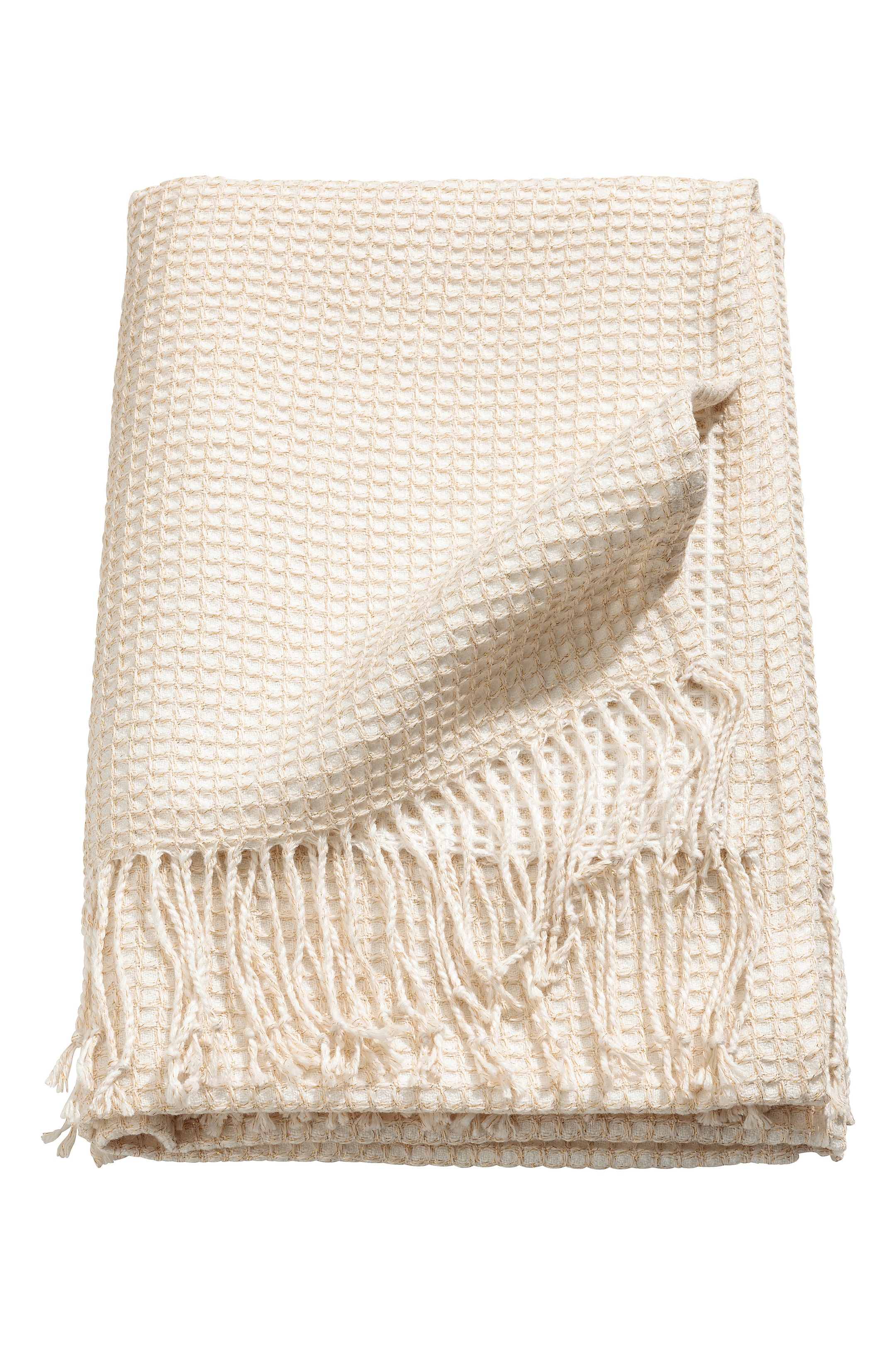 Näytä suurempi kuva: Kimaltava huopa - Valkoinen/Kulta - Home All | H&M FI 1