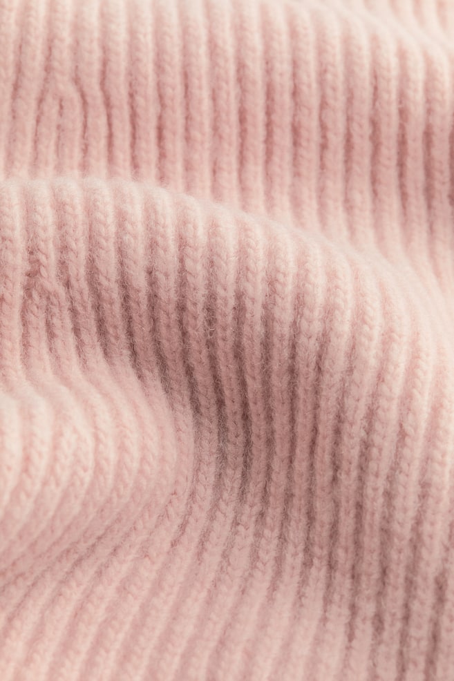 Rib-knit skirt - Light pink - 4