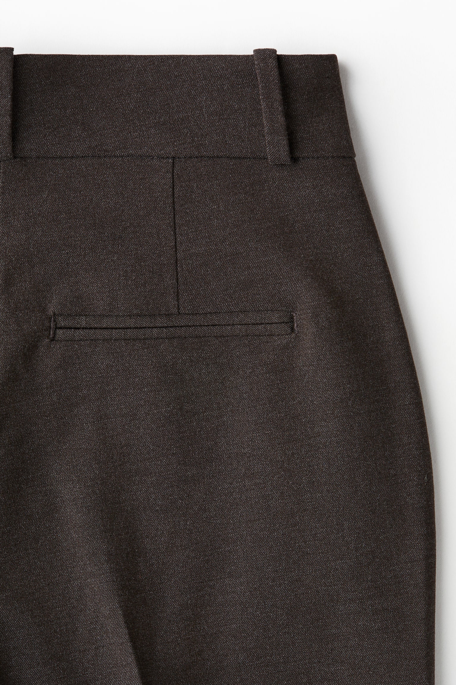 Женские брюки H&M Dress Pants, цвет: Тёмный коричневый — фото 2