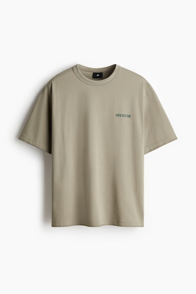 ルーズフィット プリントTシャツ