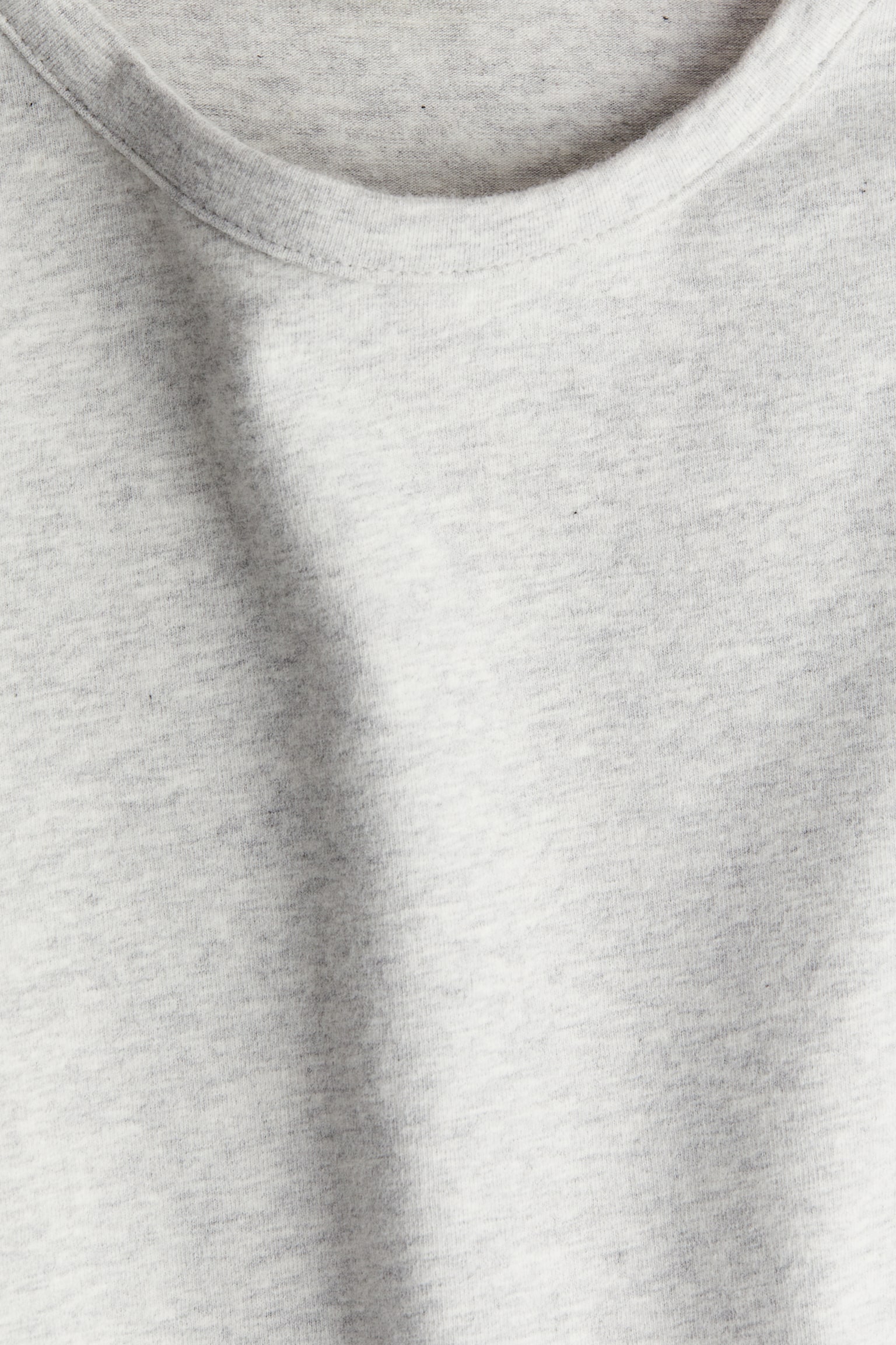 Cotton sports top in DryMove™ - Light grey marl - 5