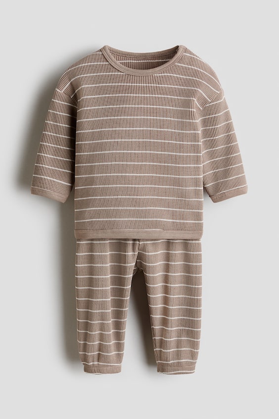 Детские джинсы H&M 2-Piece Waffled Cotton Set
