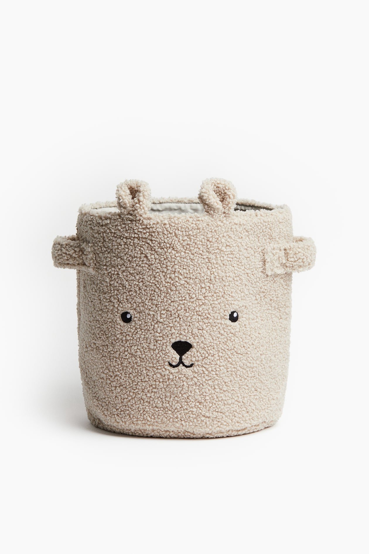 Kleine teddy opbergmand - Lichtbeige/dierensnoet - HOME | H&M BE