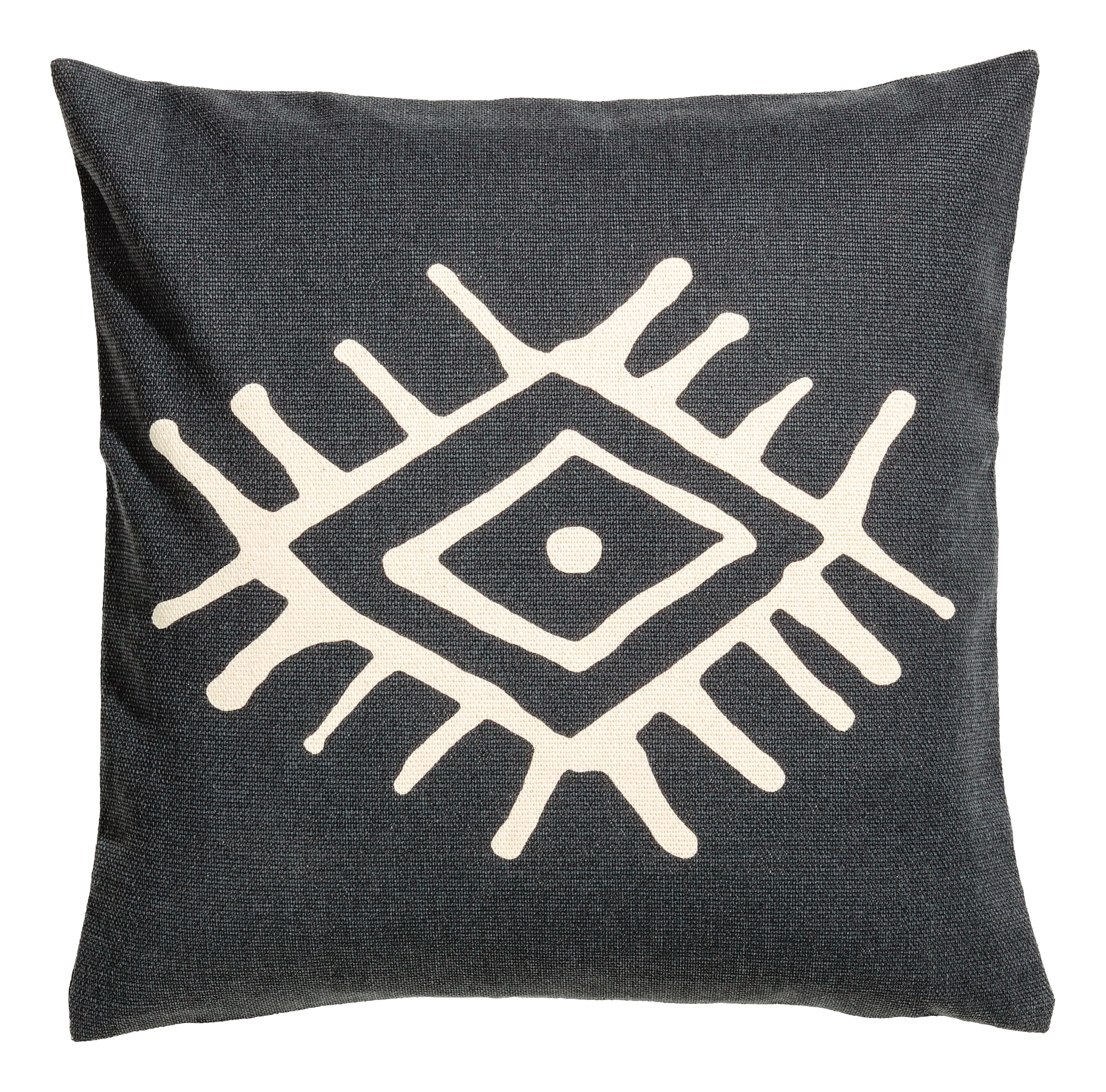 View larger image: Cushion cover with a motif - Anthracite grey - Home All | H&M IE 1