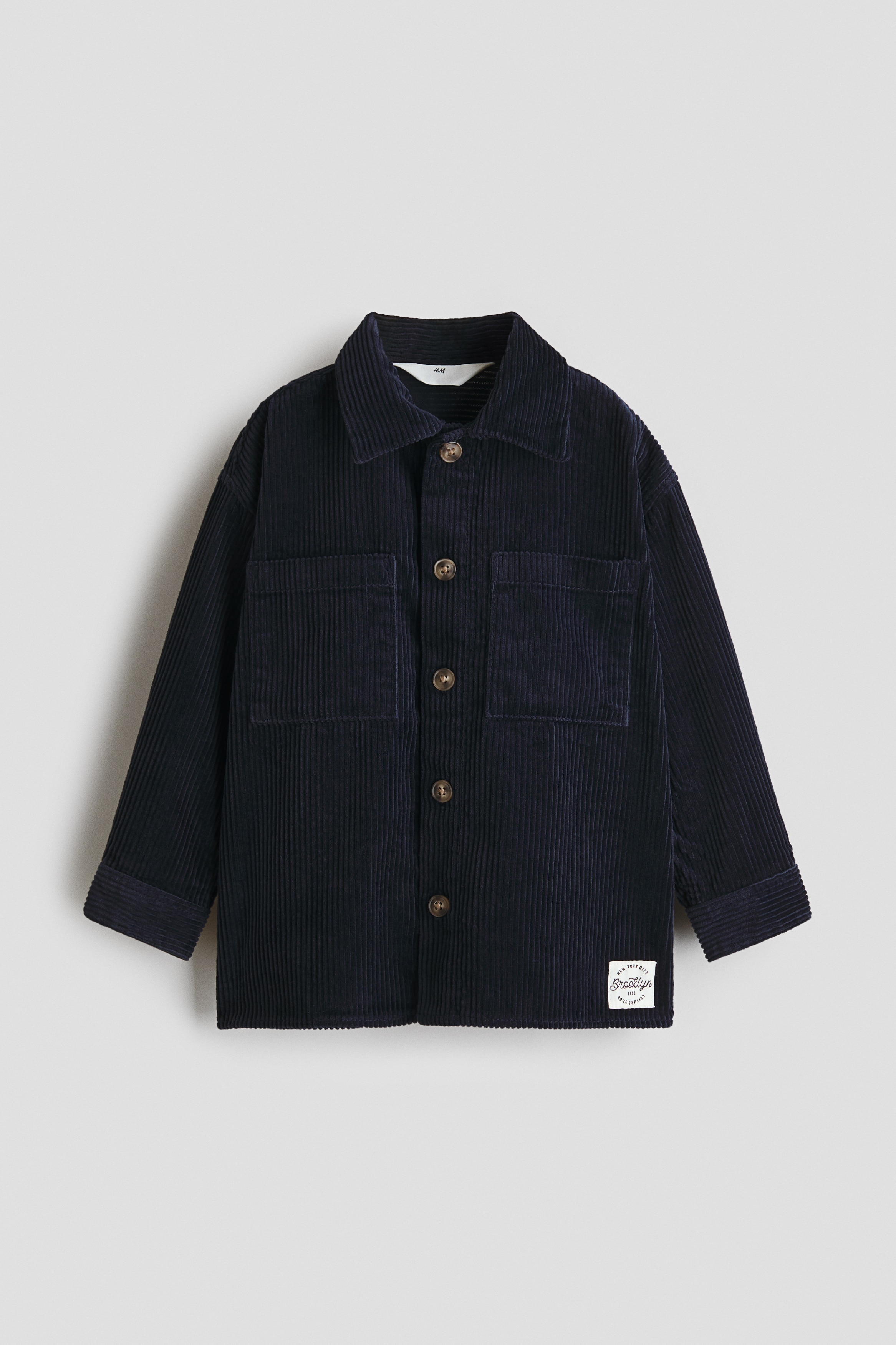 Sobrecamisa en pana de algodónAuxiliar