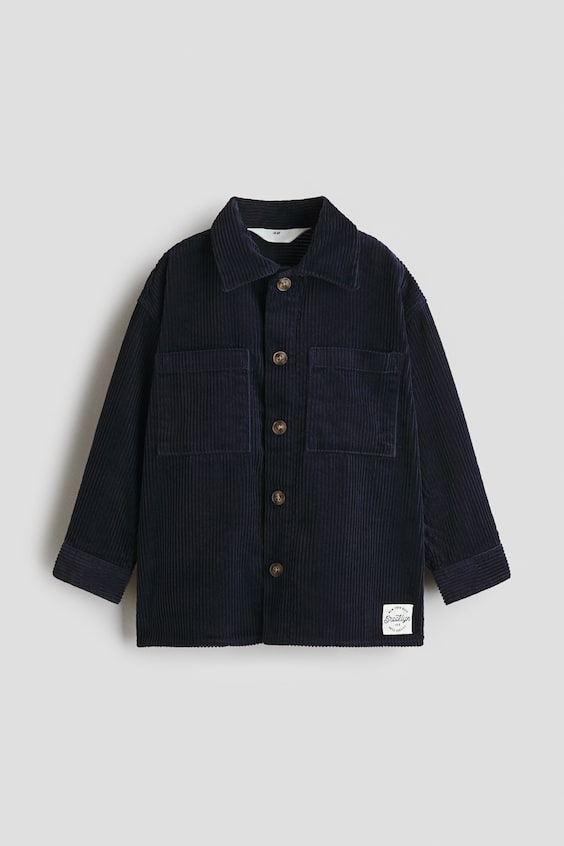 Детские топы H&M Cotton Corduroy Overshirt