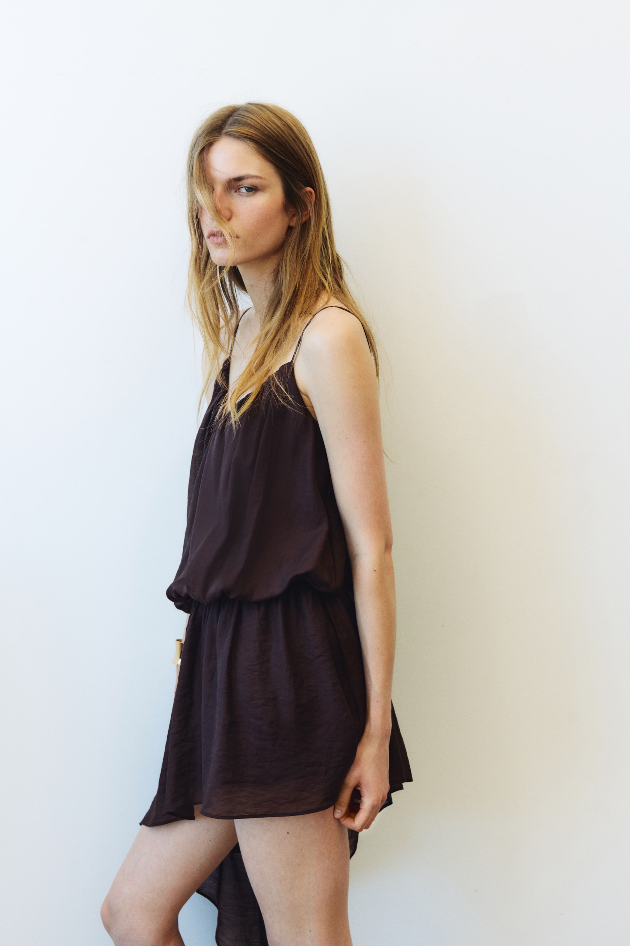 Asymmetric Strappy Dress