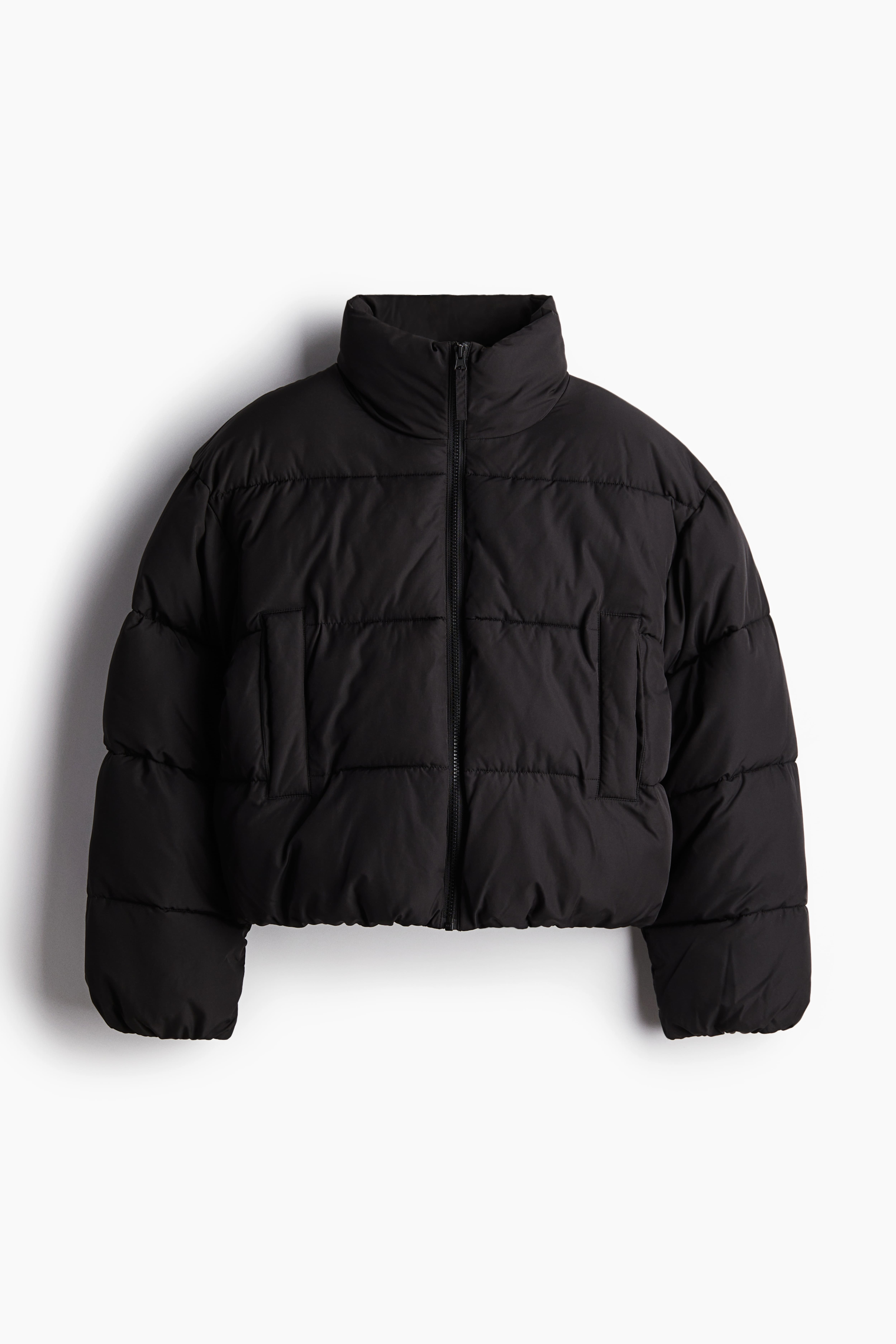 Black puffer coat h&m online