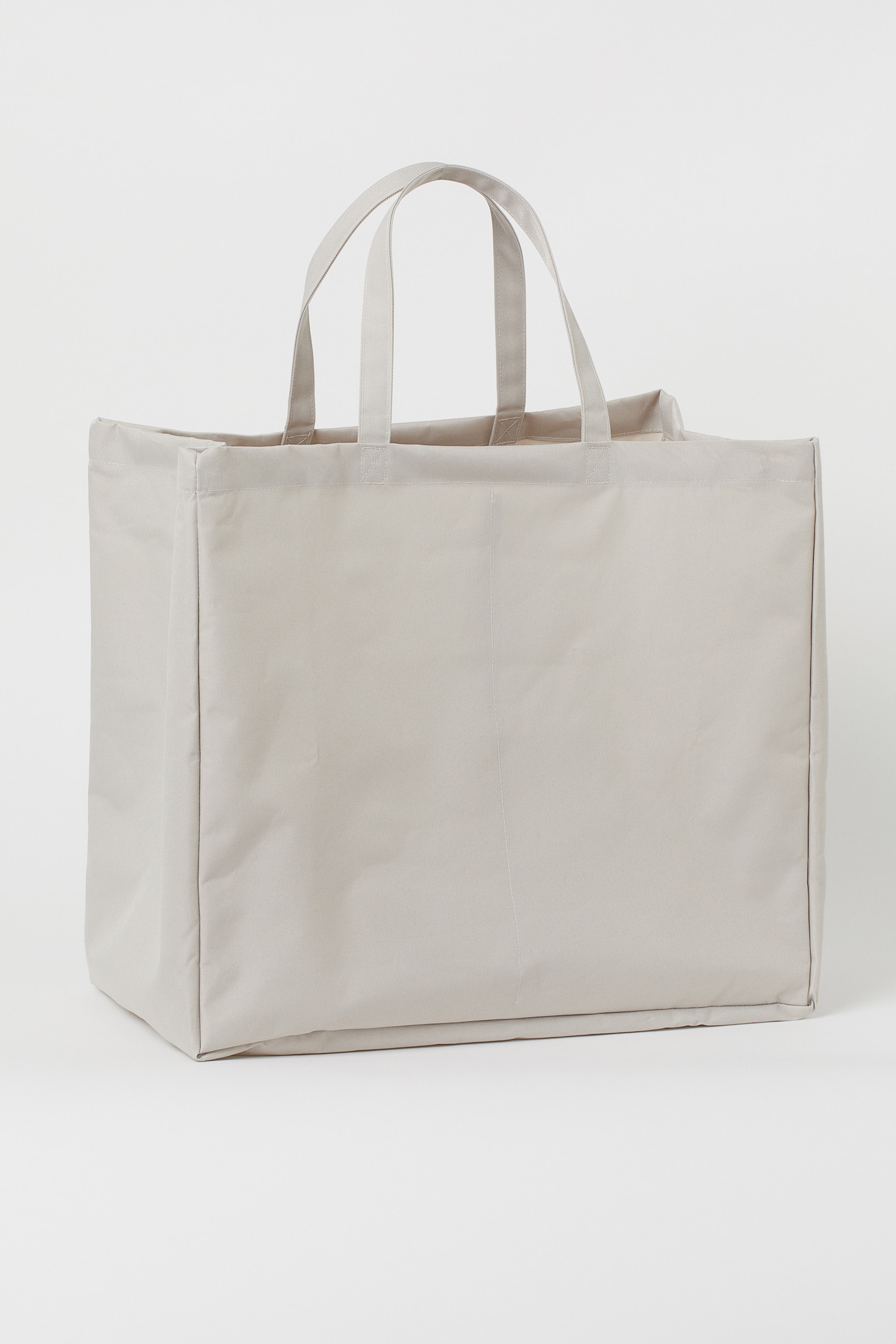 Two-compartment laundry bag - Greige/Dark grey - 3